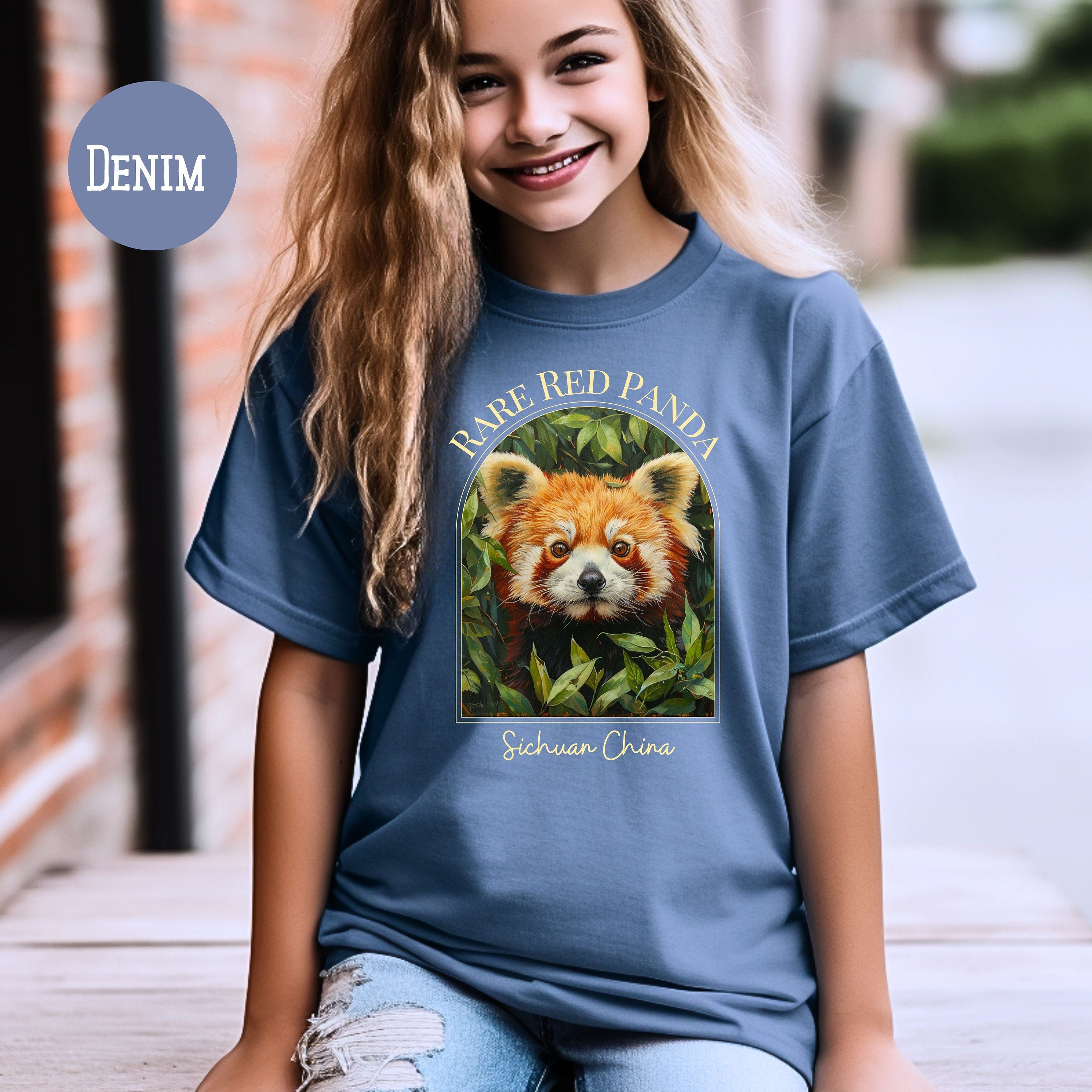 Red Panda Comfort Colors® Youth Tee