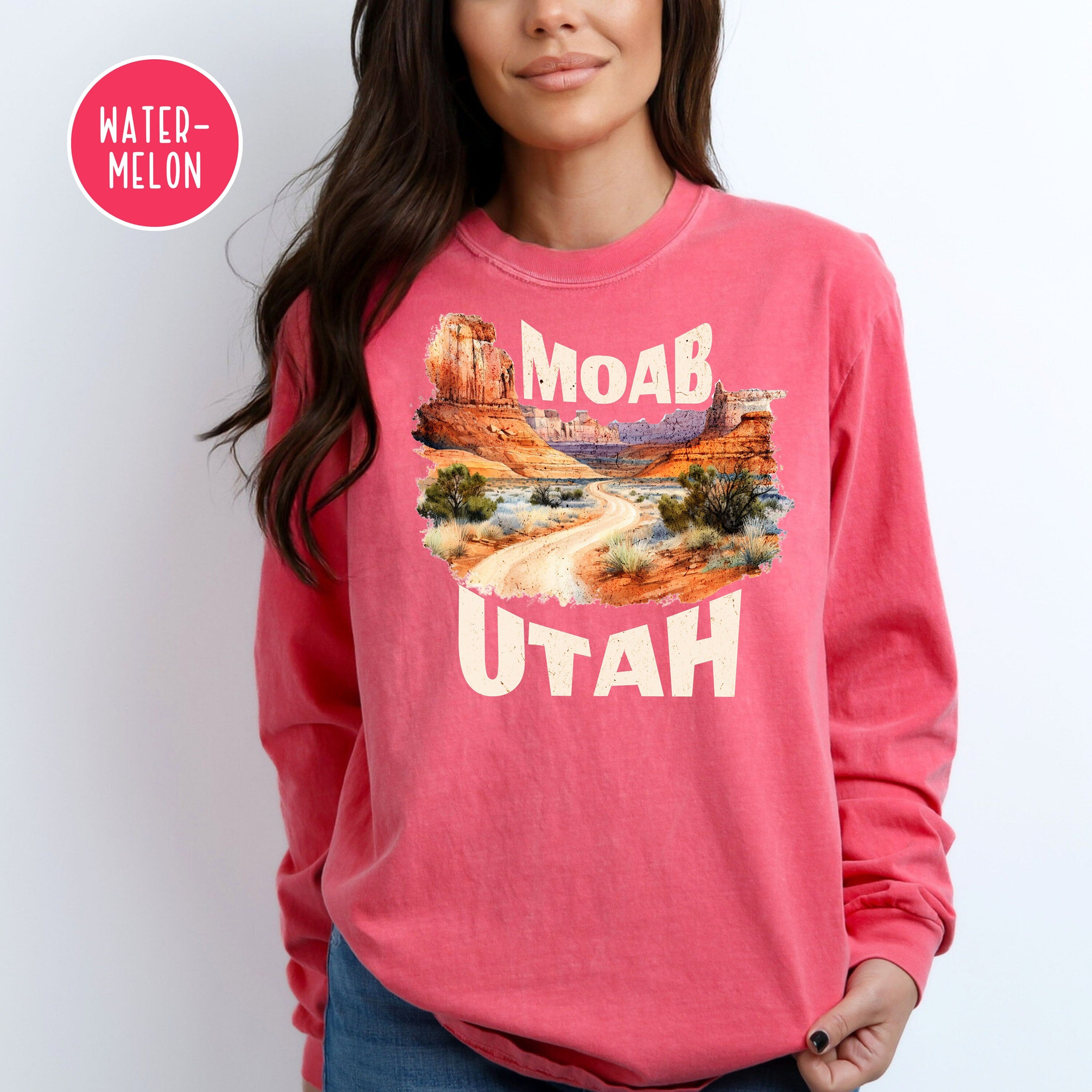 Moab Utah Comfort Colors® Long Sleeve Tee