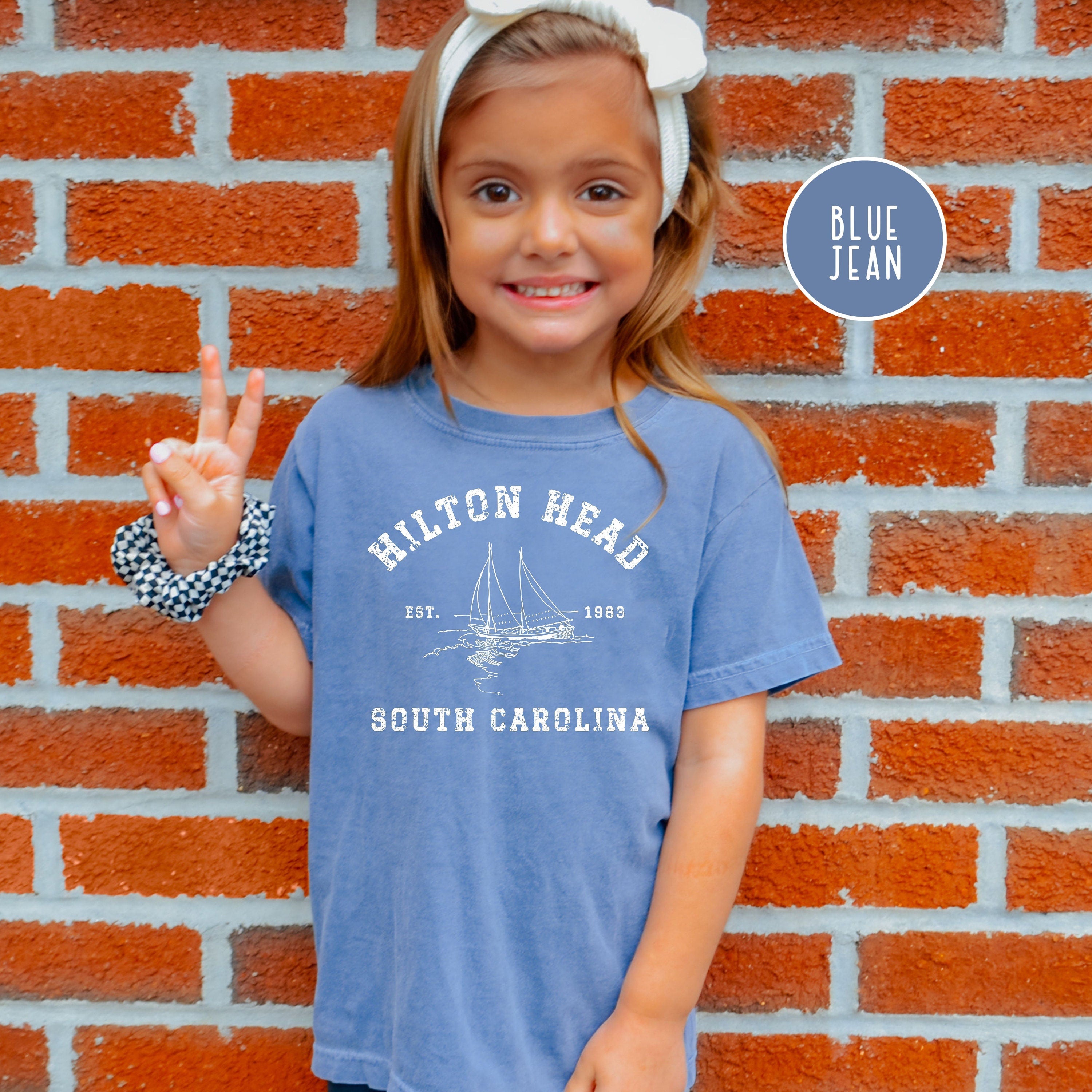 Hilton Head South Carolina Youth Comfort Colors® Tee