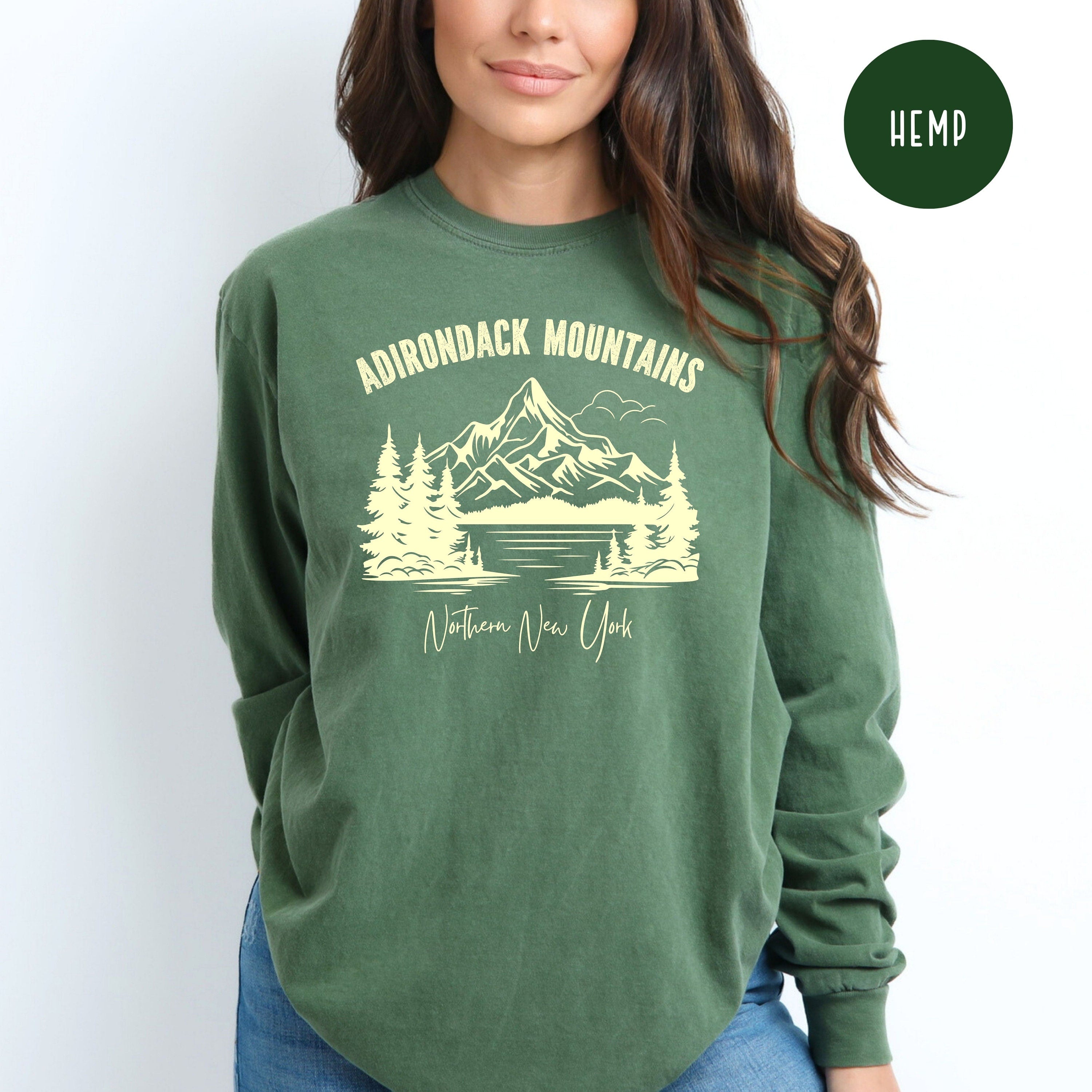 Adirondack Mountains Comfort Colors® Long Sleeve T-Shirt