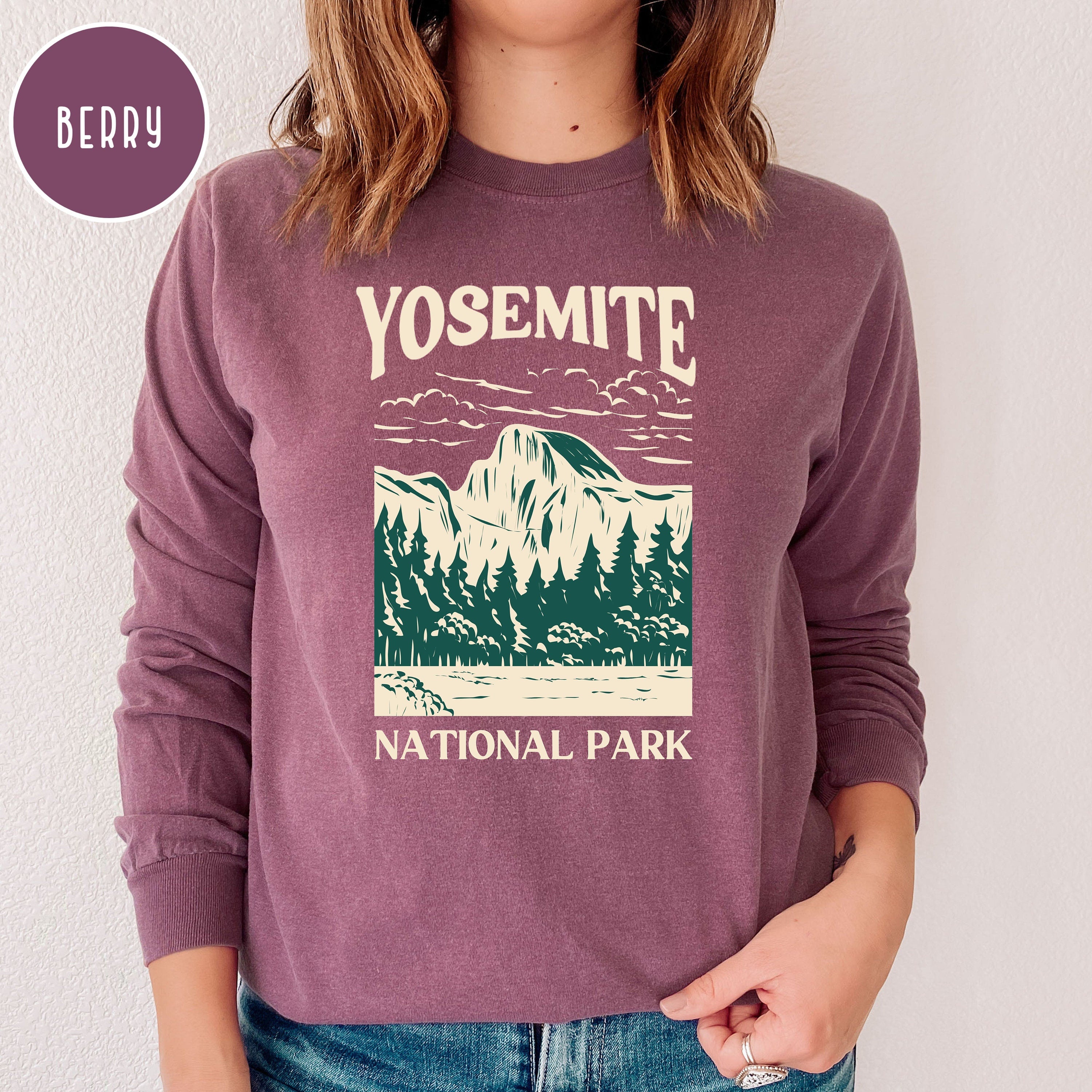 Yosemite National Park Comfort Colors® Long Sleeve Tee