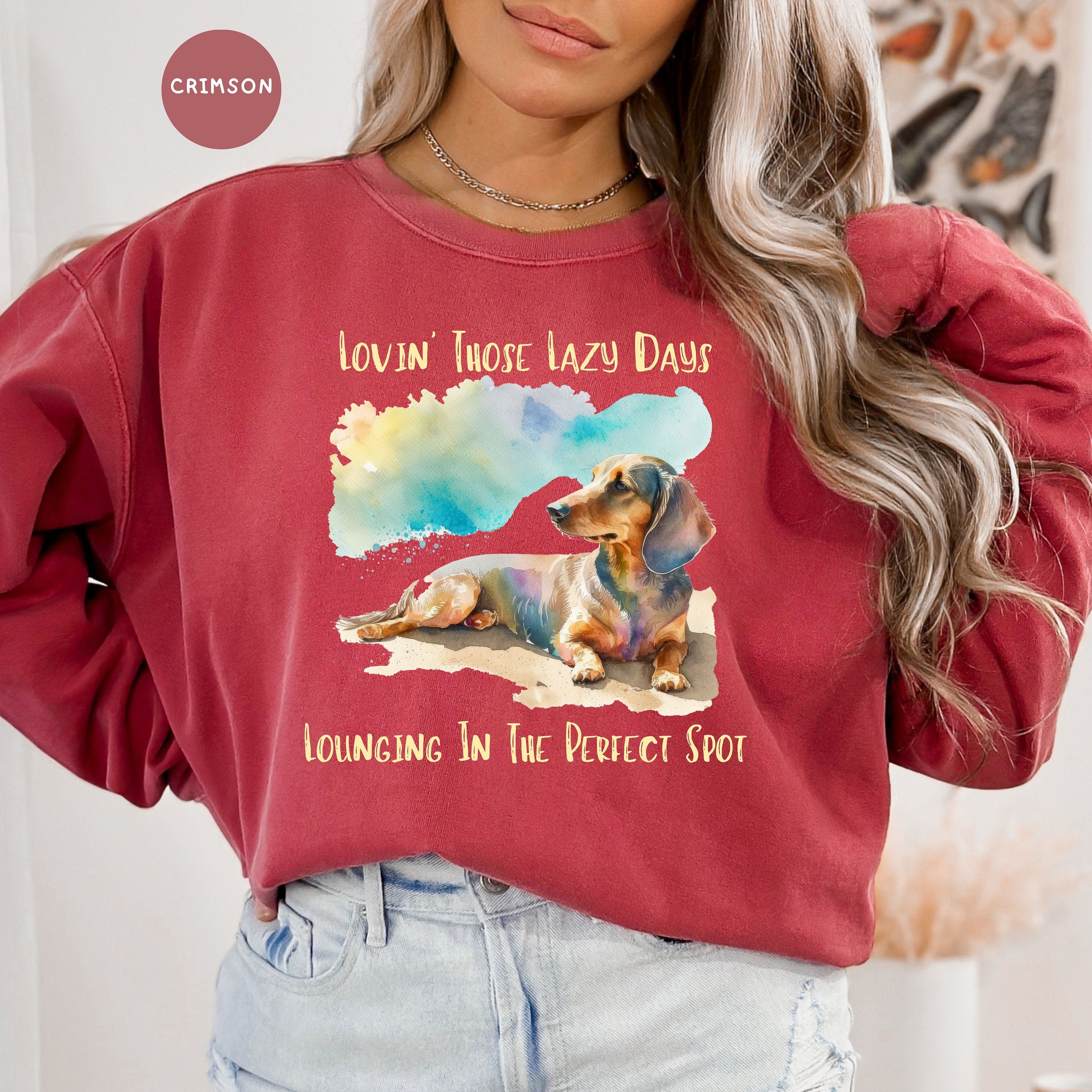 Dachshund Mom Comfort Colors® Sweatshirt