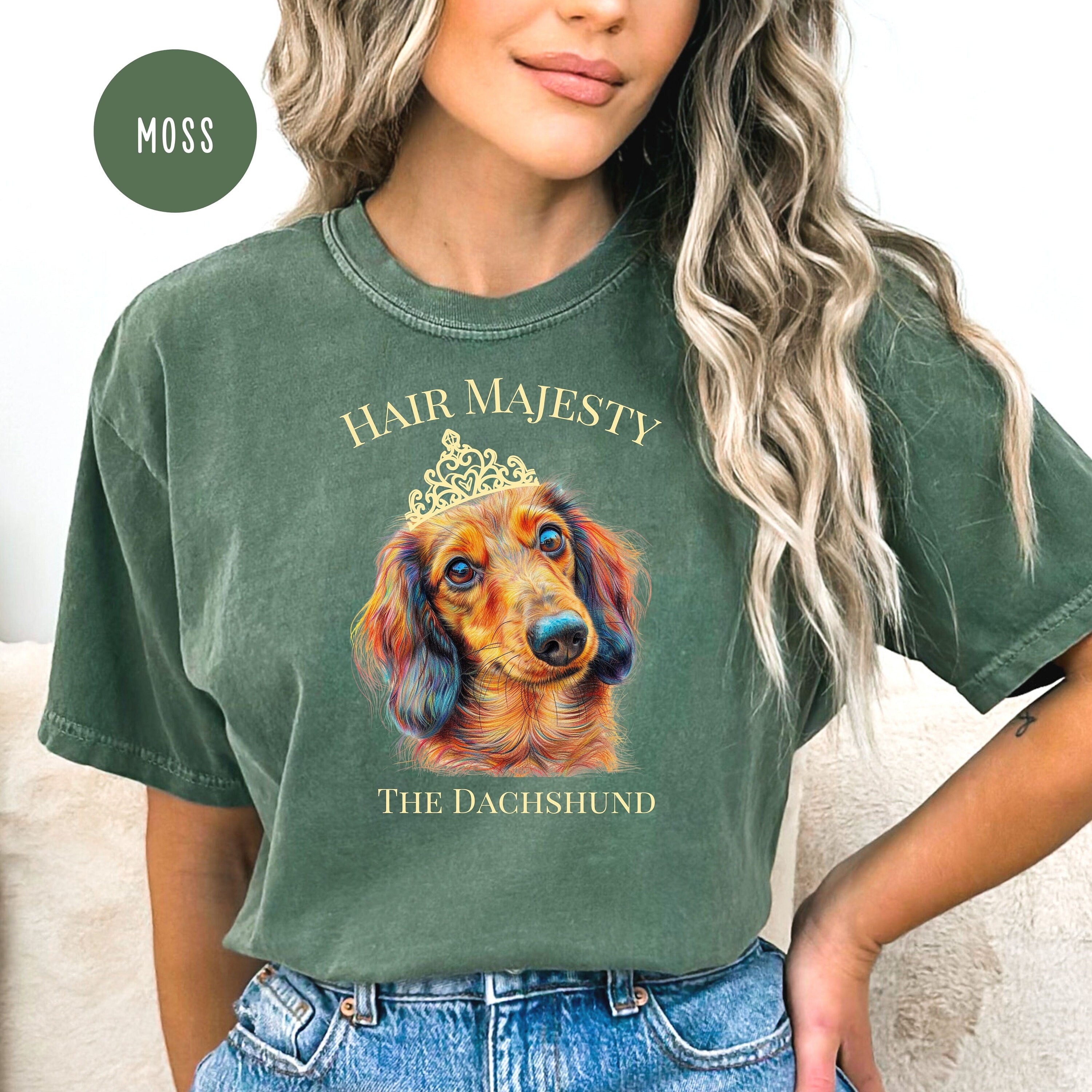 Longhaired Dachshund Lover Comfort Colors®Tee