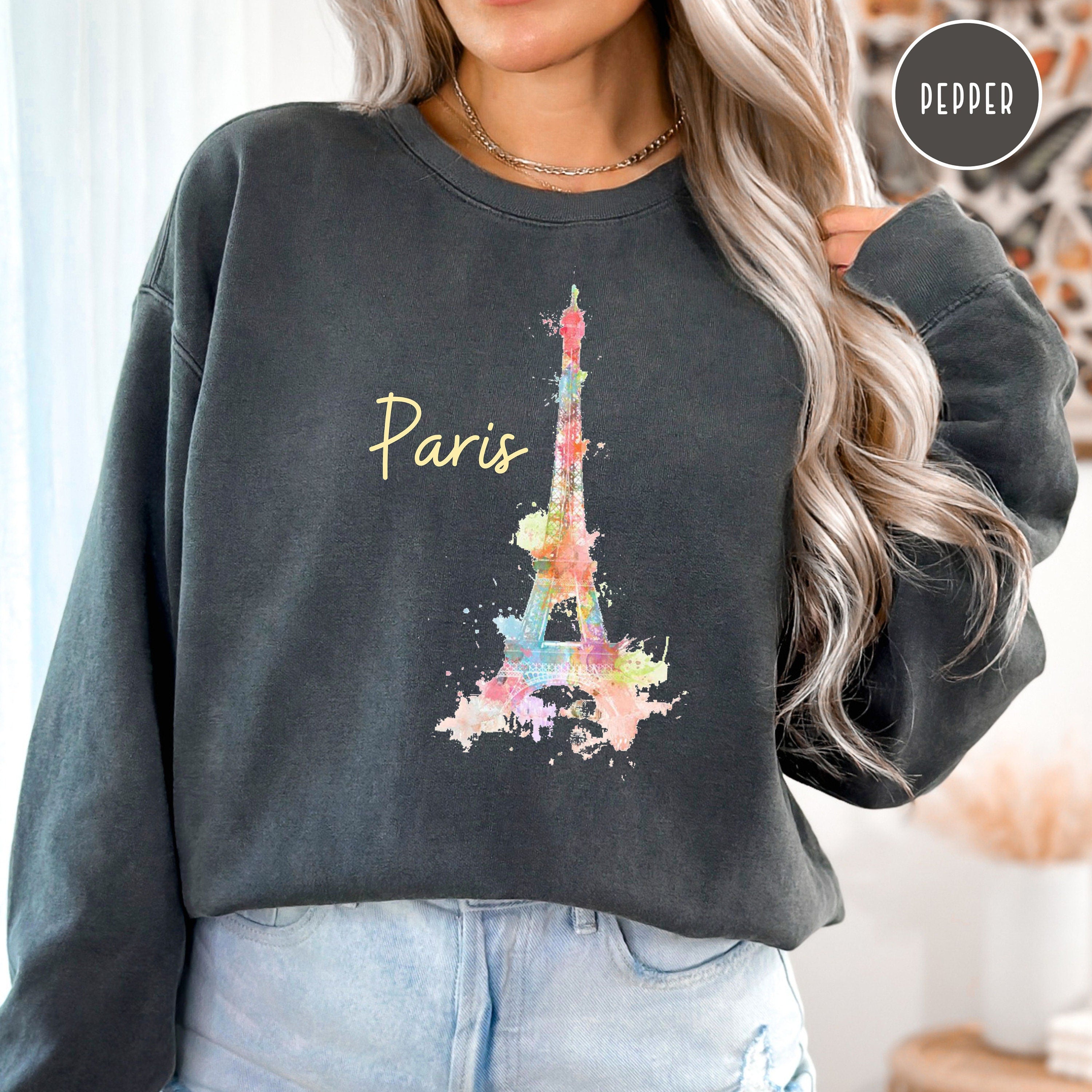 Paris Eiffel Tower Pastel Comfort Colors® Sweatshirt