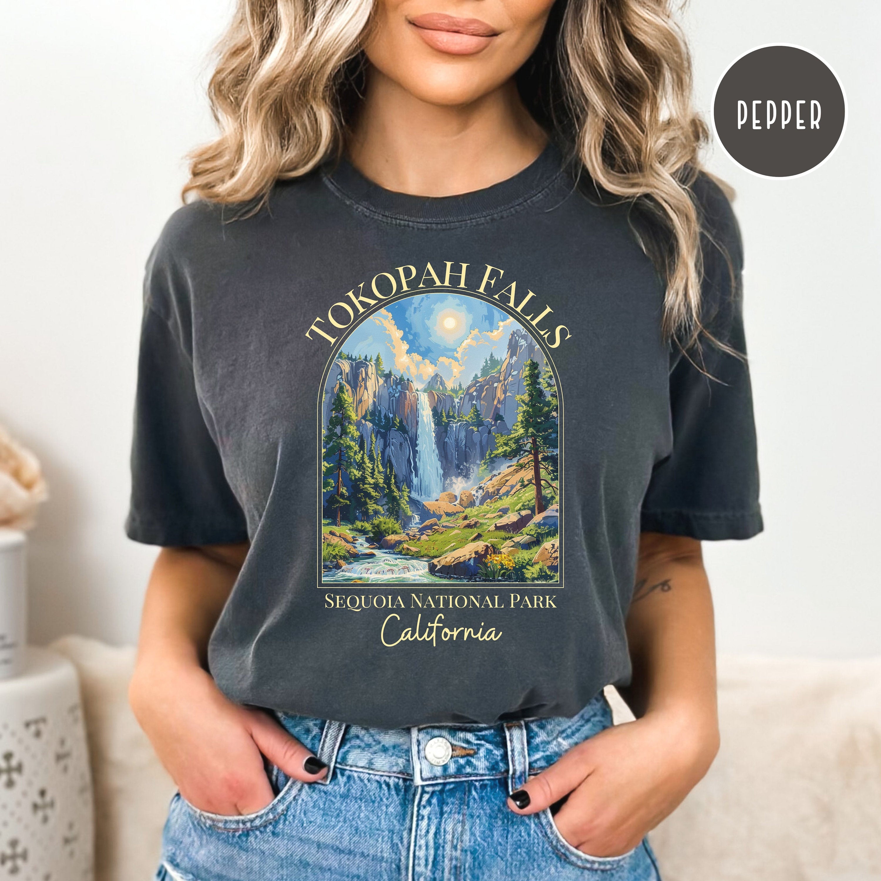 Sequoia National Park Topokah Falls Comfort Colors® Tee