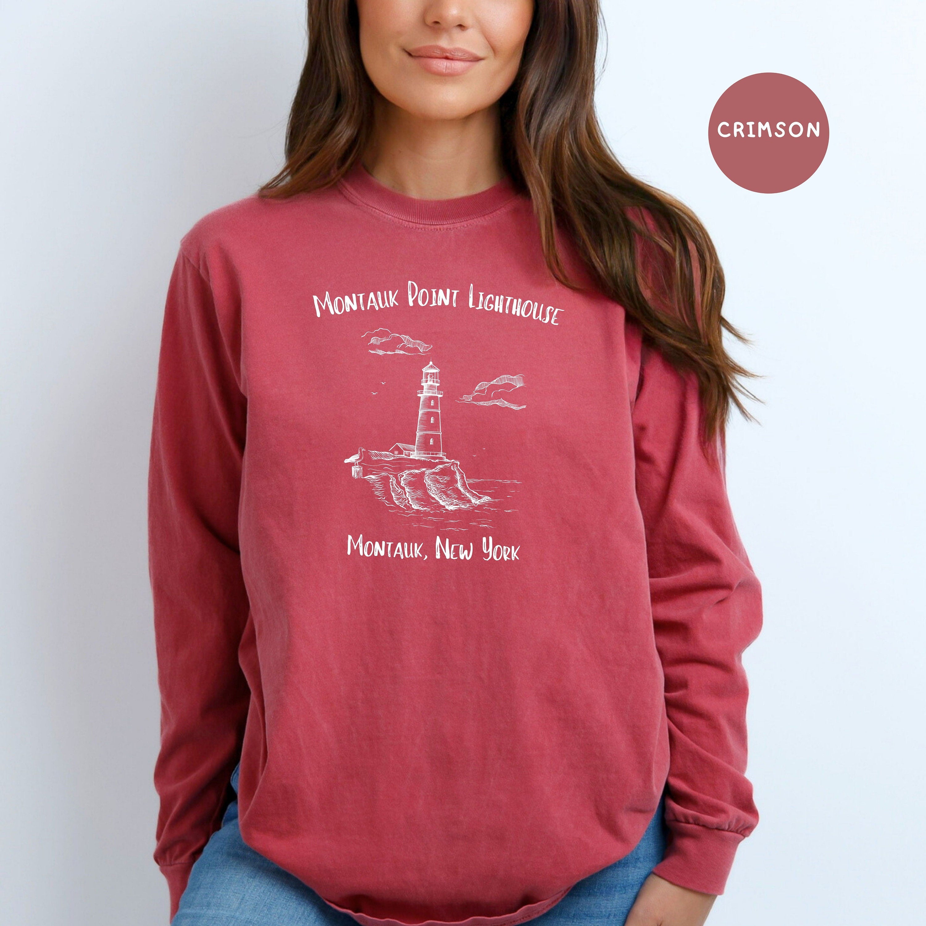 Montauk Point Lighthouse Comfort Colors® Long Sleeve Tee