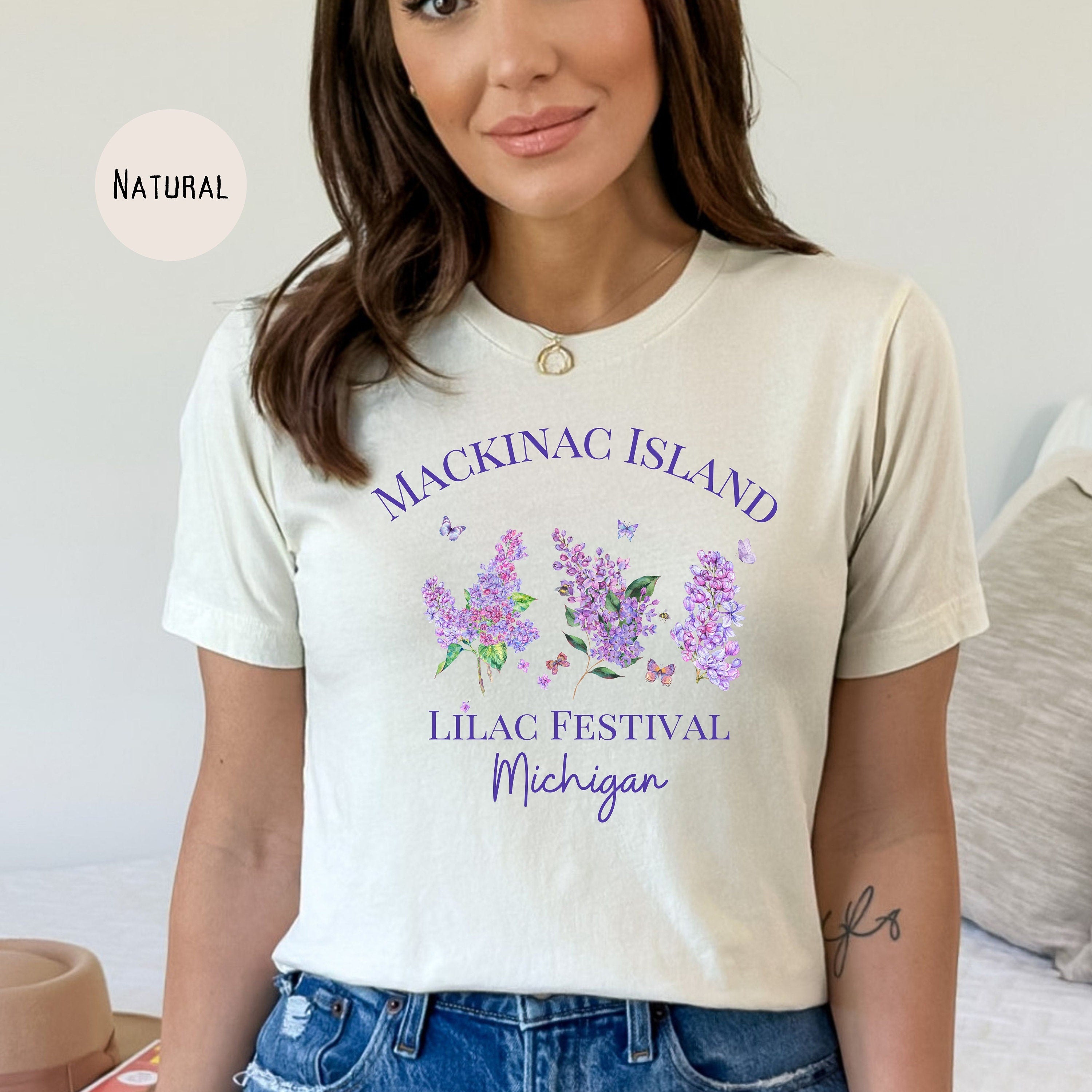 Mackinac Island Michigan Lilac Festival Tee