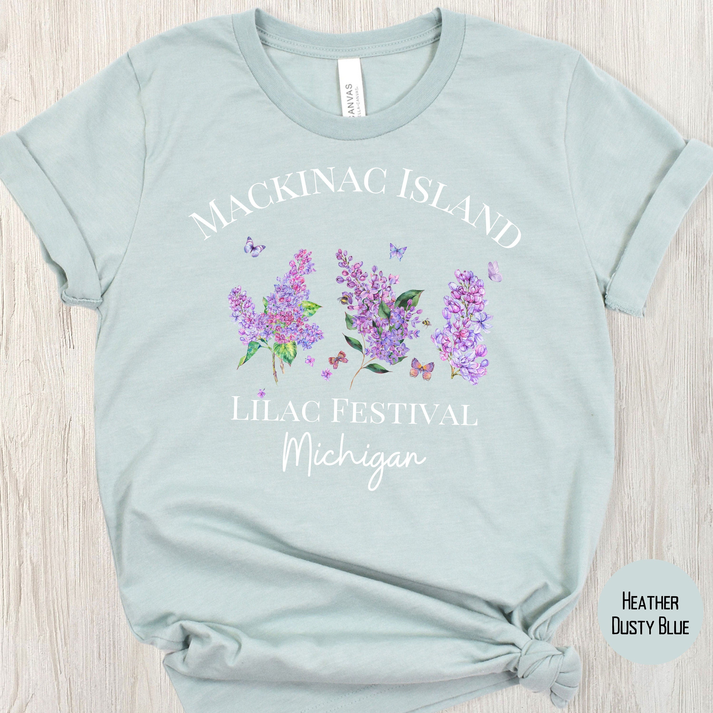 Mackinac Island Michigan Lilac Festival Tee