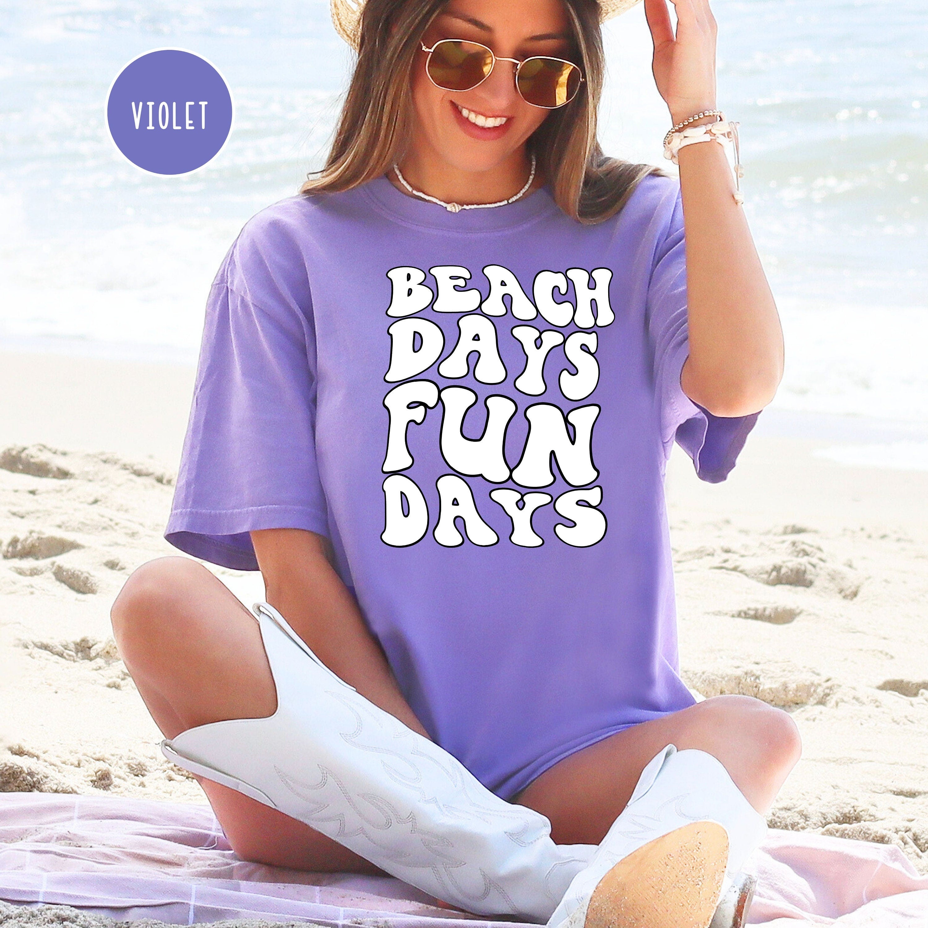 Beach Days Fun Days Beach Vacation Gift Tee