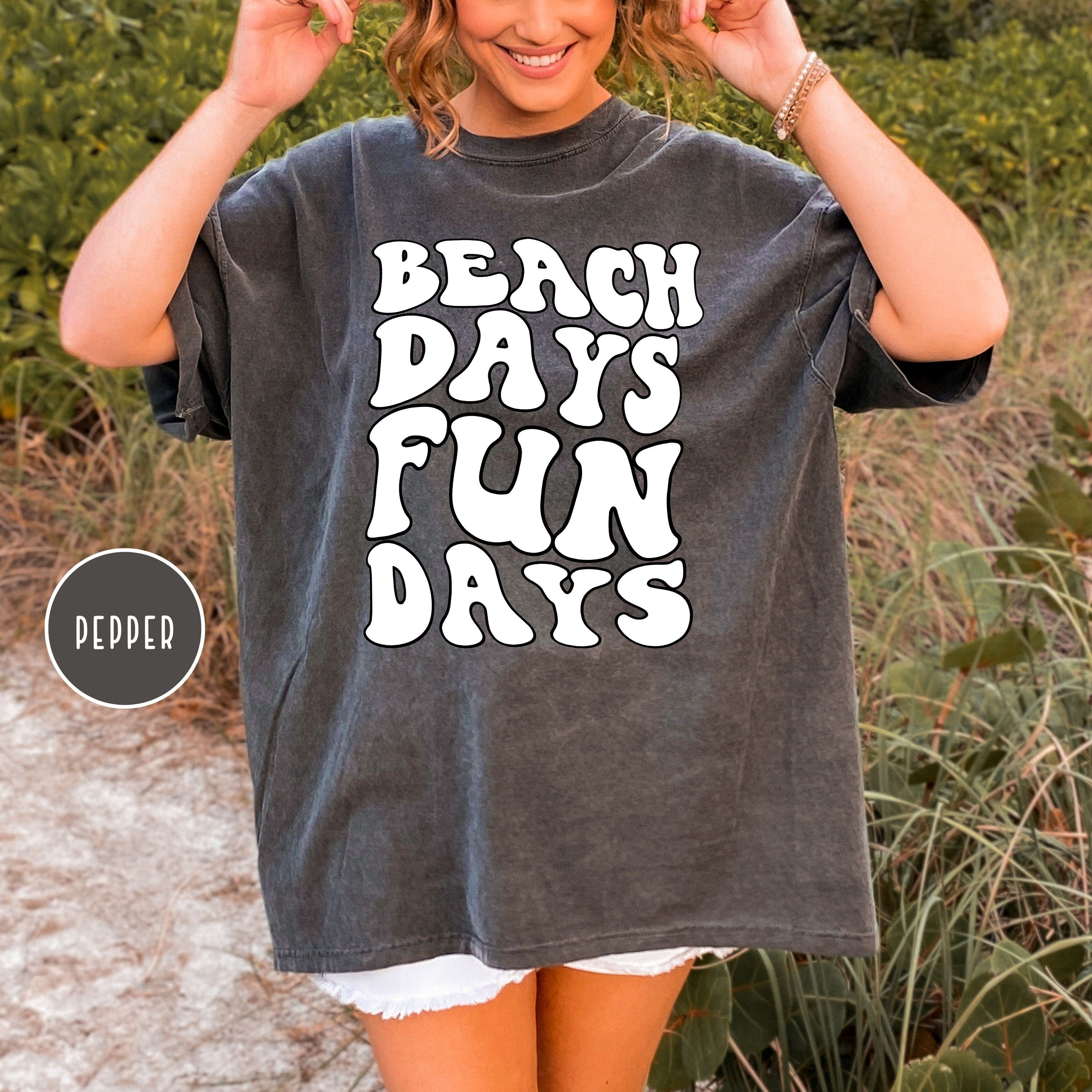 Beach Days Fun Days Beach Vacation Gift Tee