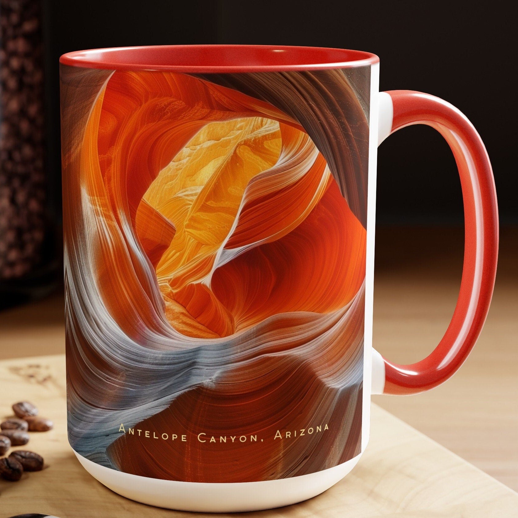 Antelope Canyon Arizona Ceramic 15oz Mug Wrap Around Design