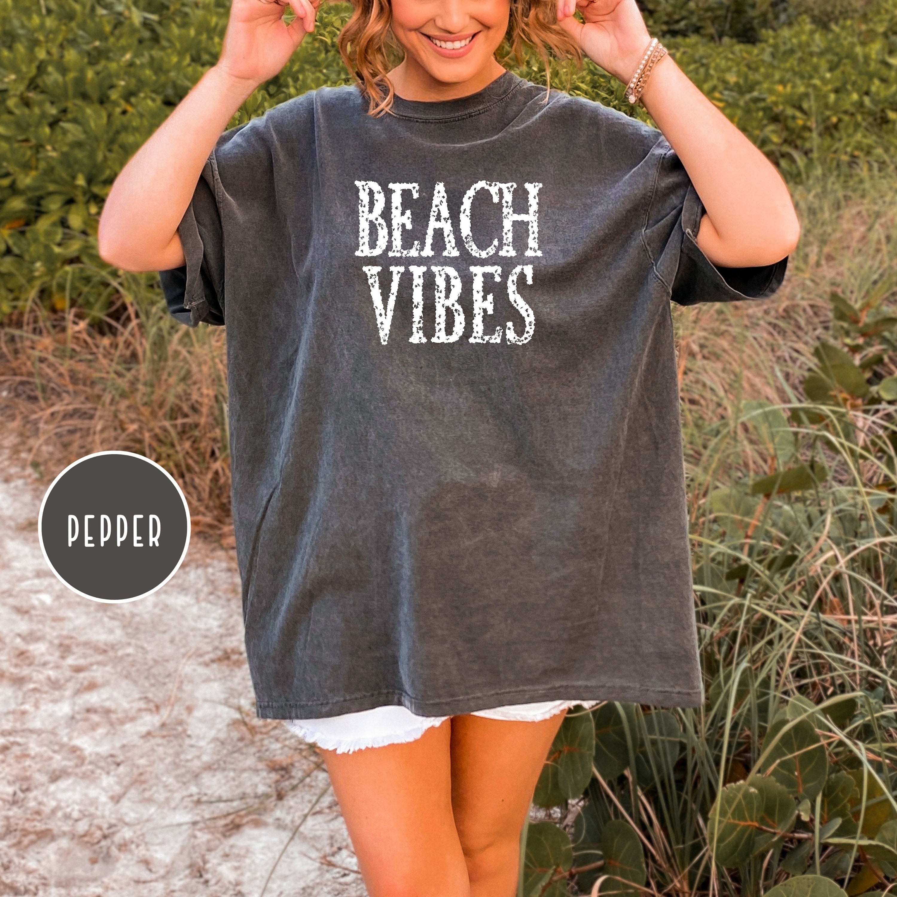 Beach Vibes Grunge Style Comfort Colors® Beach Tee