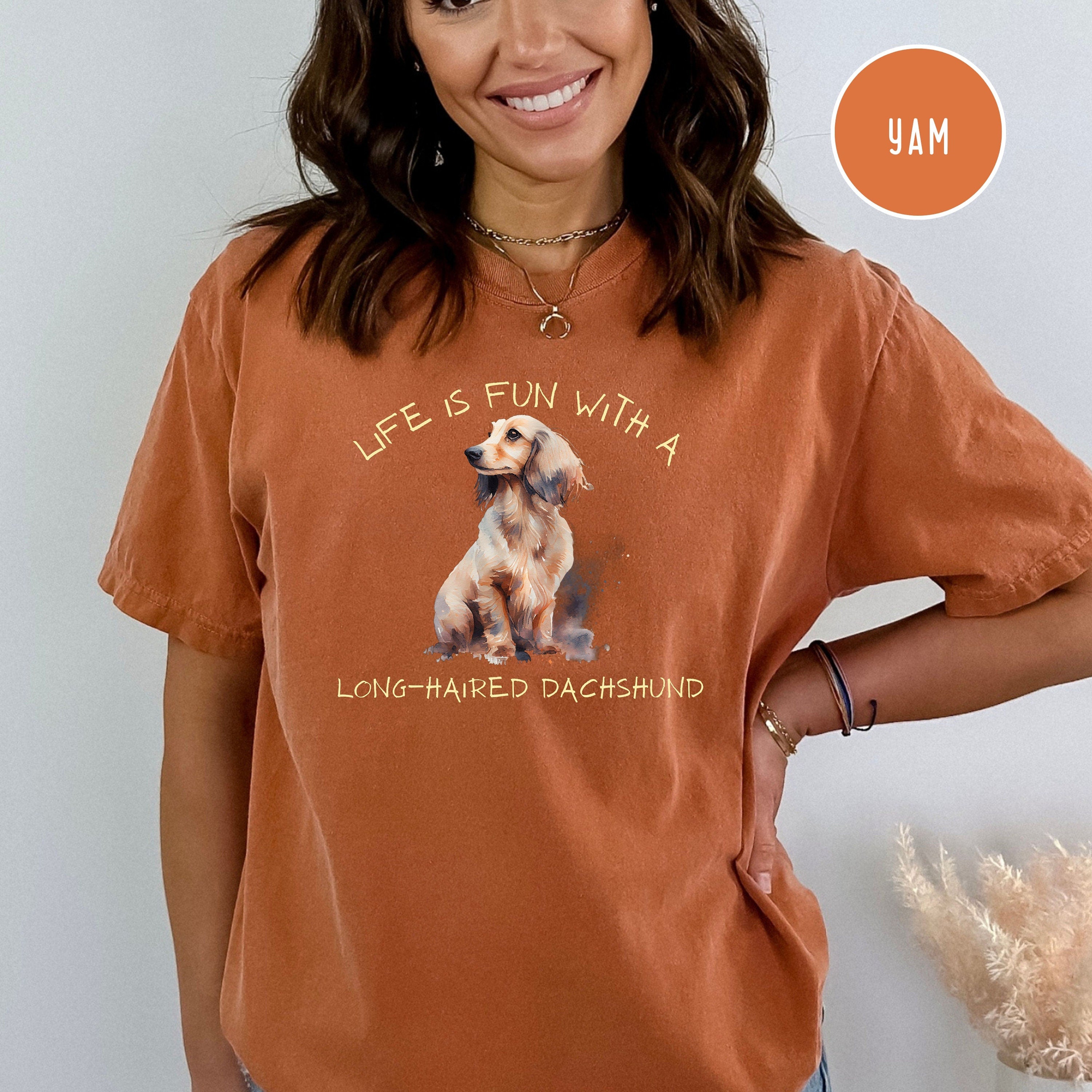 Long-Haired Dachshund Lover Comfort Colors® Tee