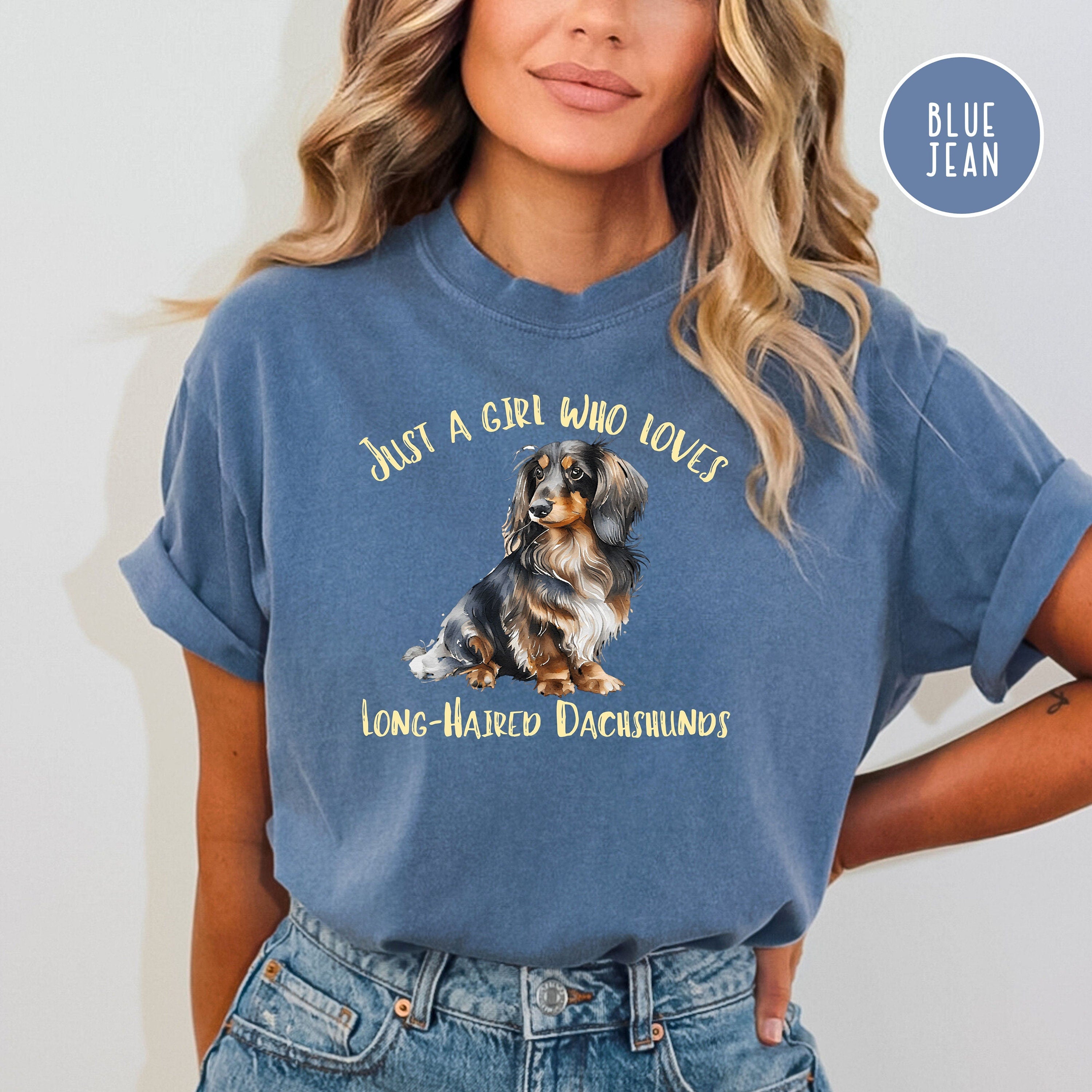 Long-Haired Dachshund Lover Comfort Colors® Tee