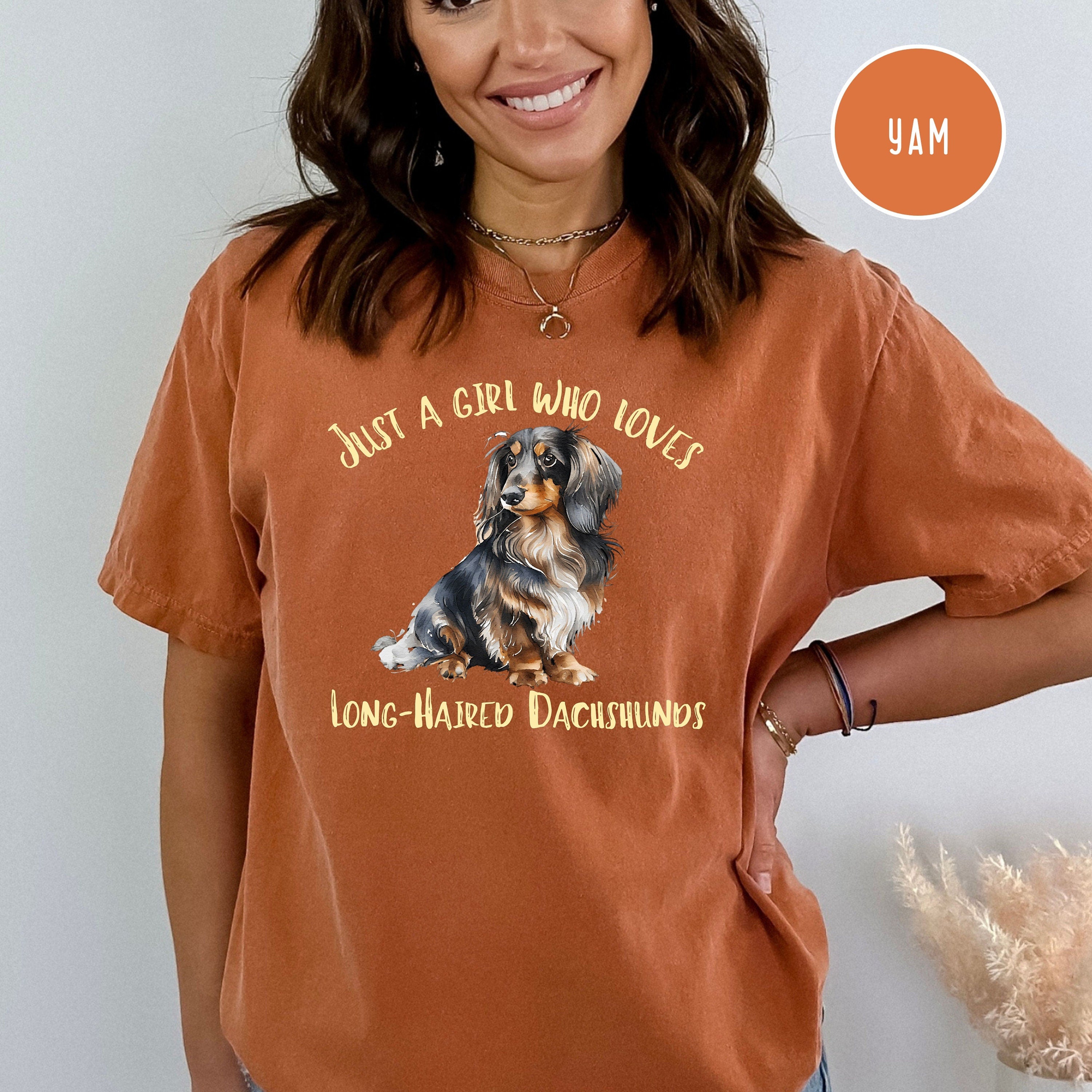 Long-Haired Dachshund Lover Comfort Colors® Tee