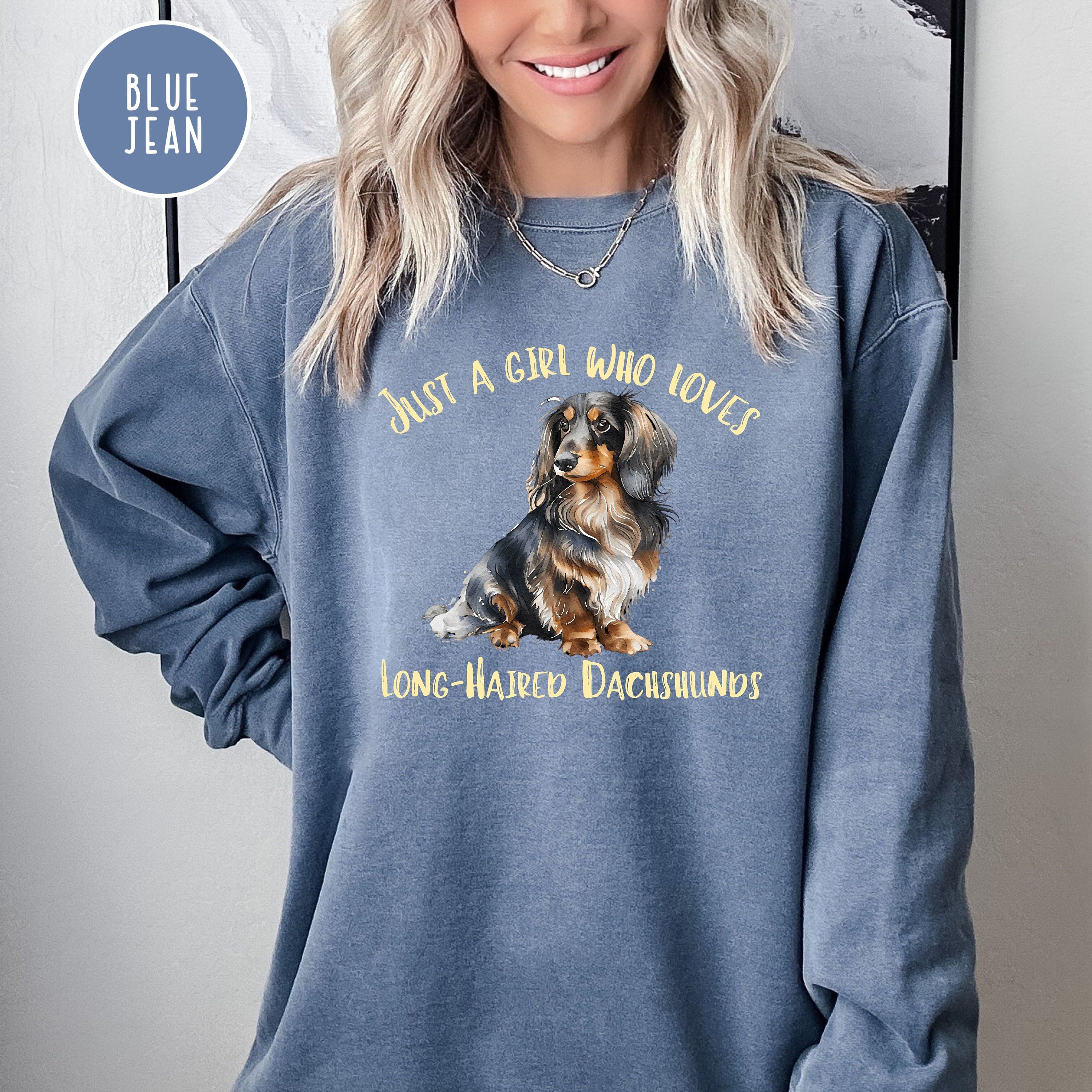 Long-Haired Dachshund Mom Comfort Colors® Sweatshirt