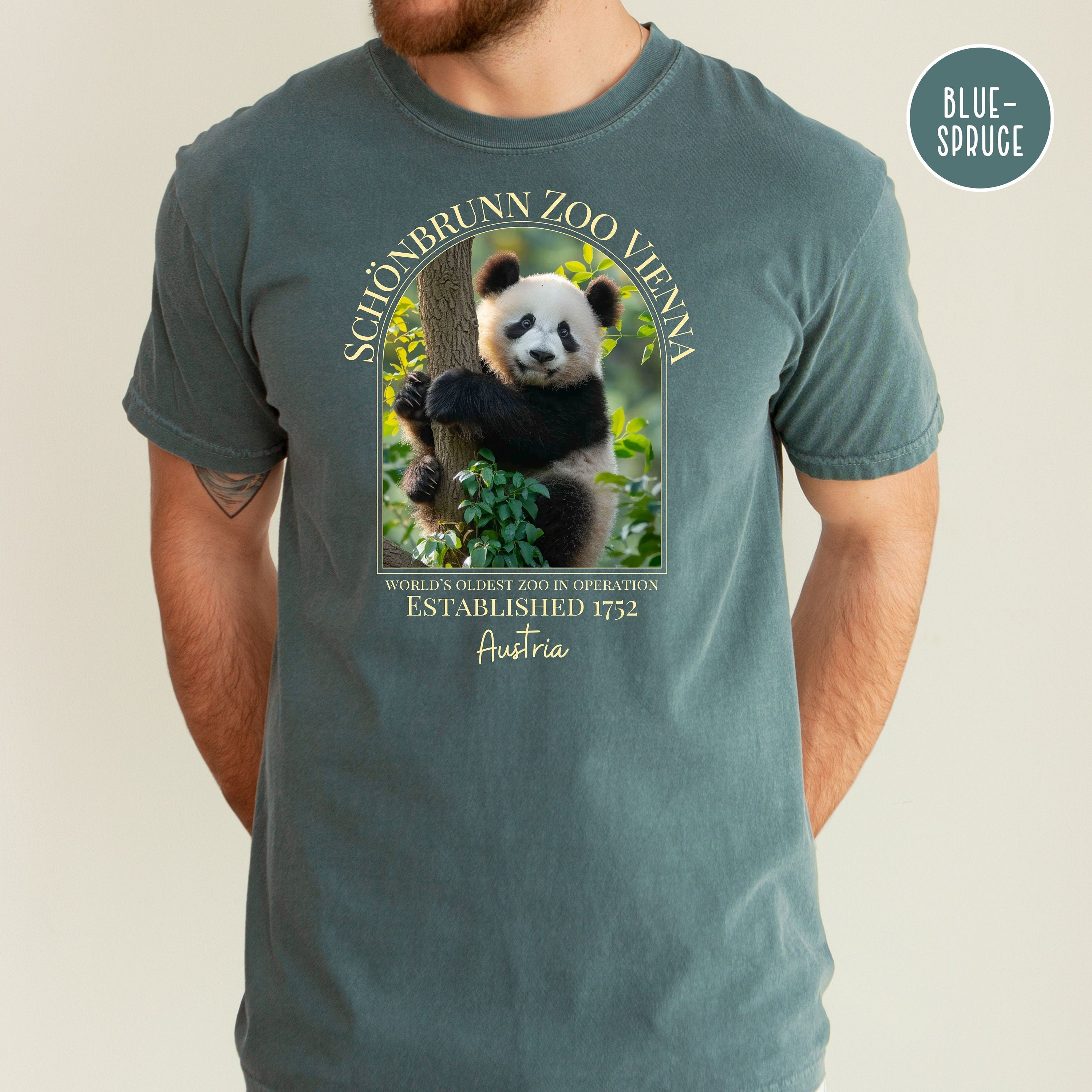 Vienna Zoo Panda Exhibit Comfort Colors T-Shirt