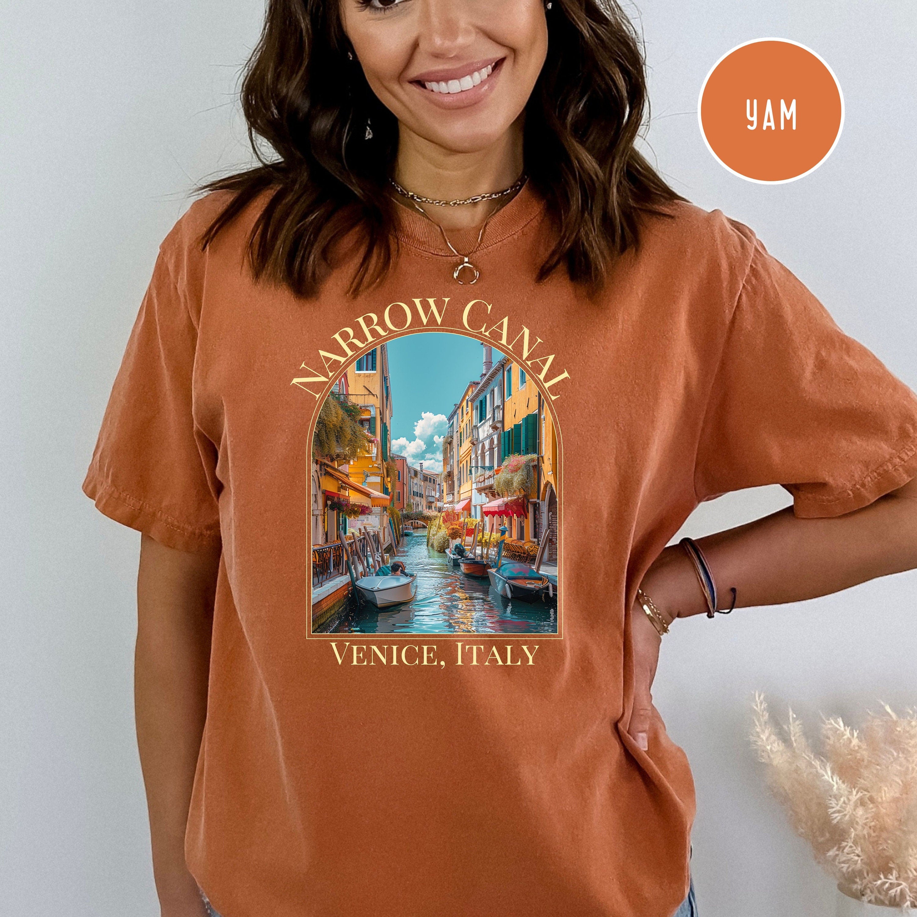 Narrow Canals Venice Italy Comfort Colors® Tee