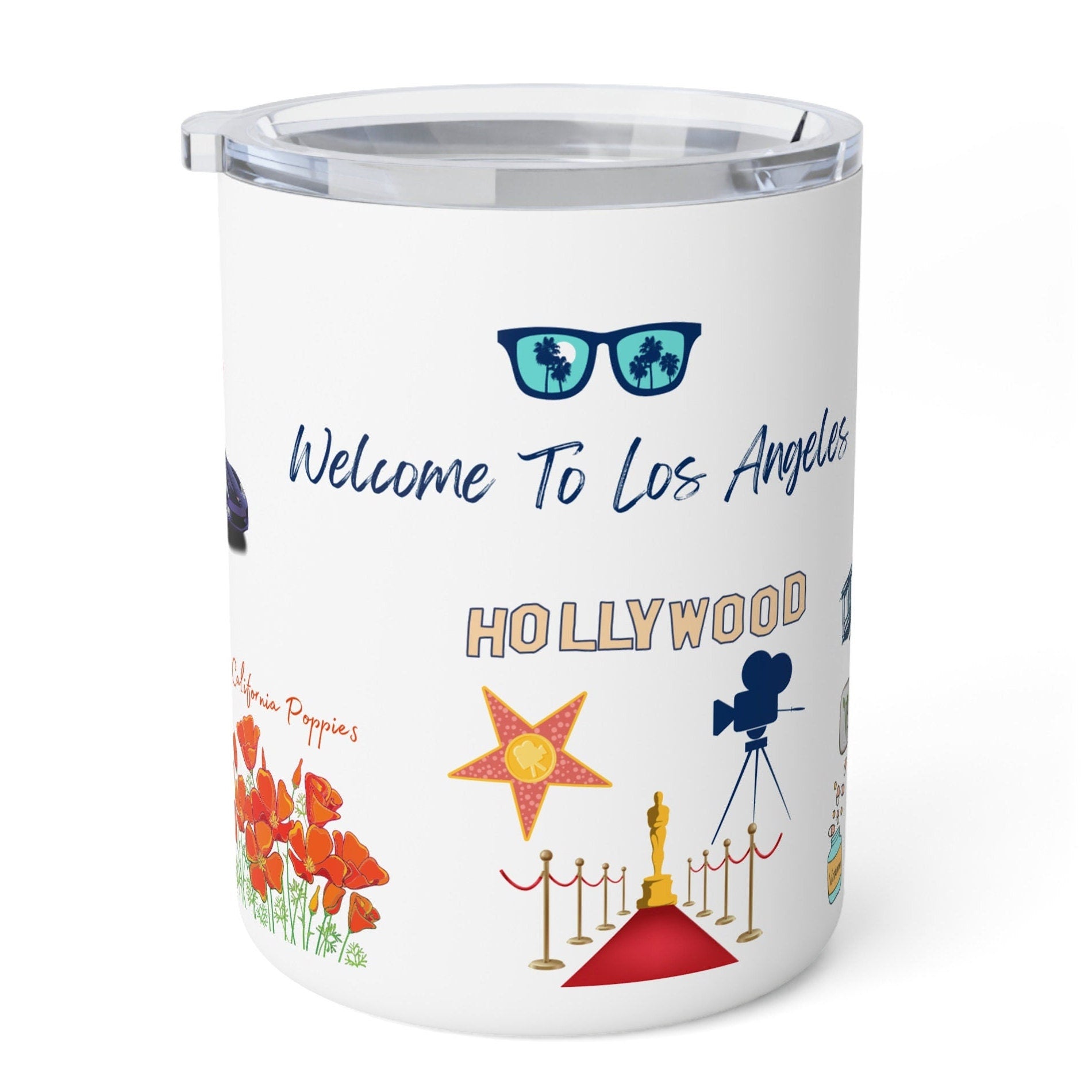 Los Angeles Stainless Steel Insulated Travel Mug Gift