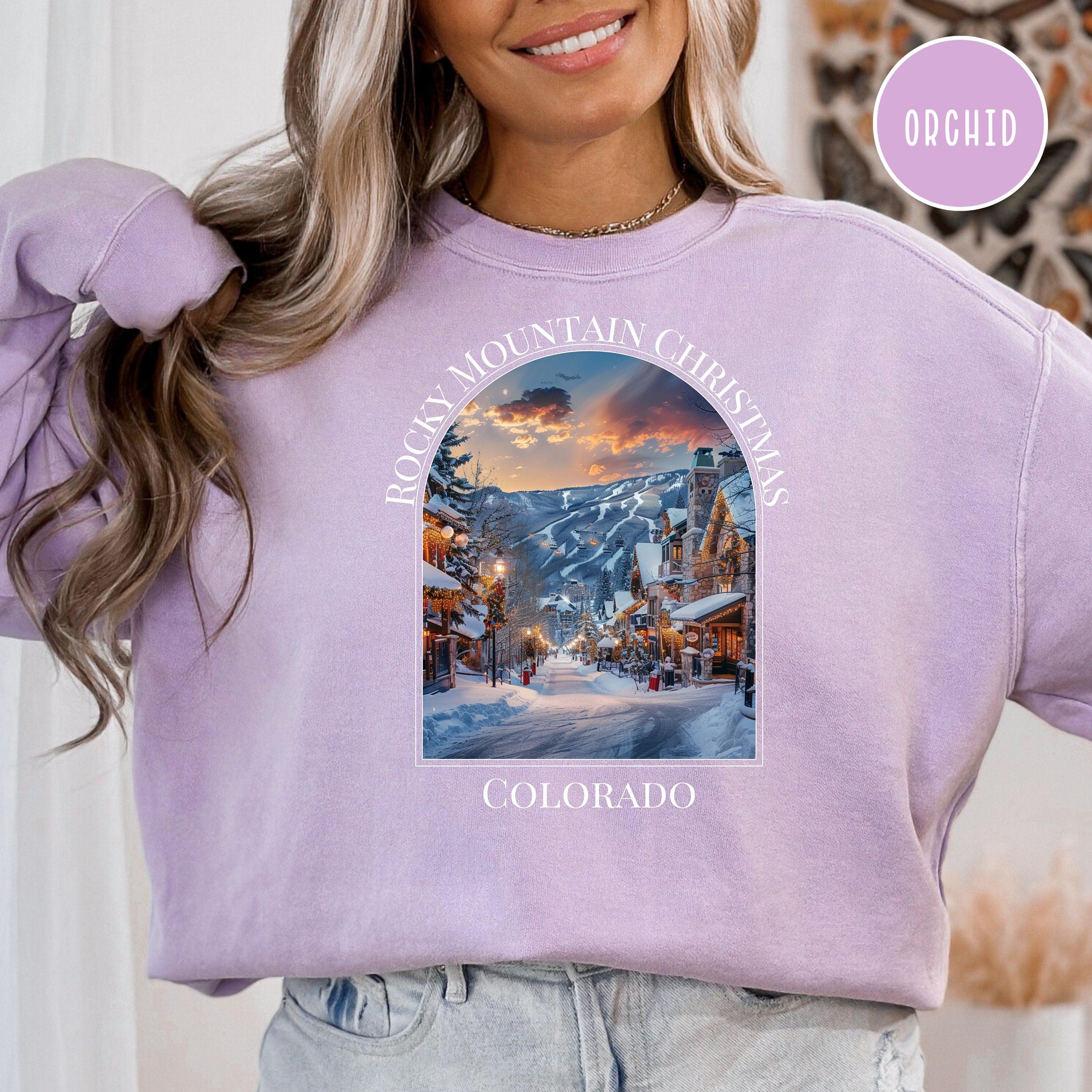 Rocky Mountain Christmas Comfort Colors® Sweatshirt