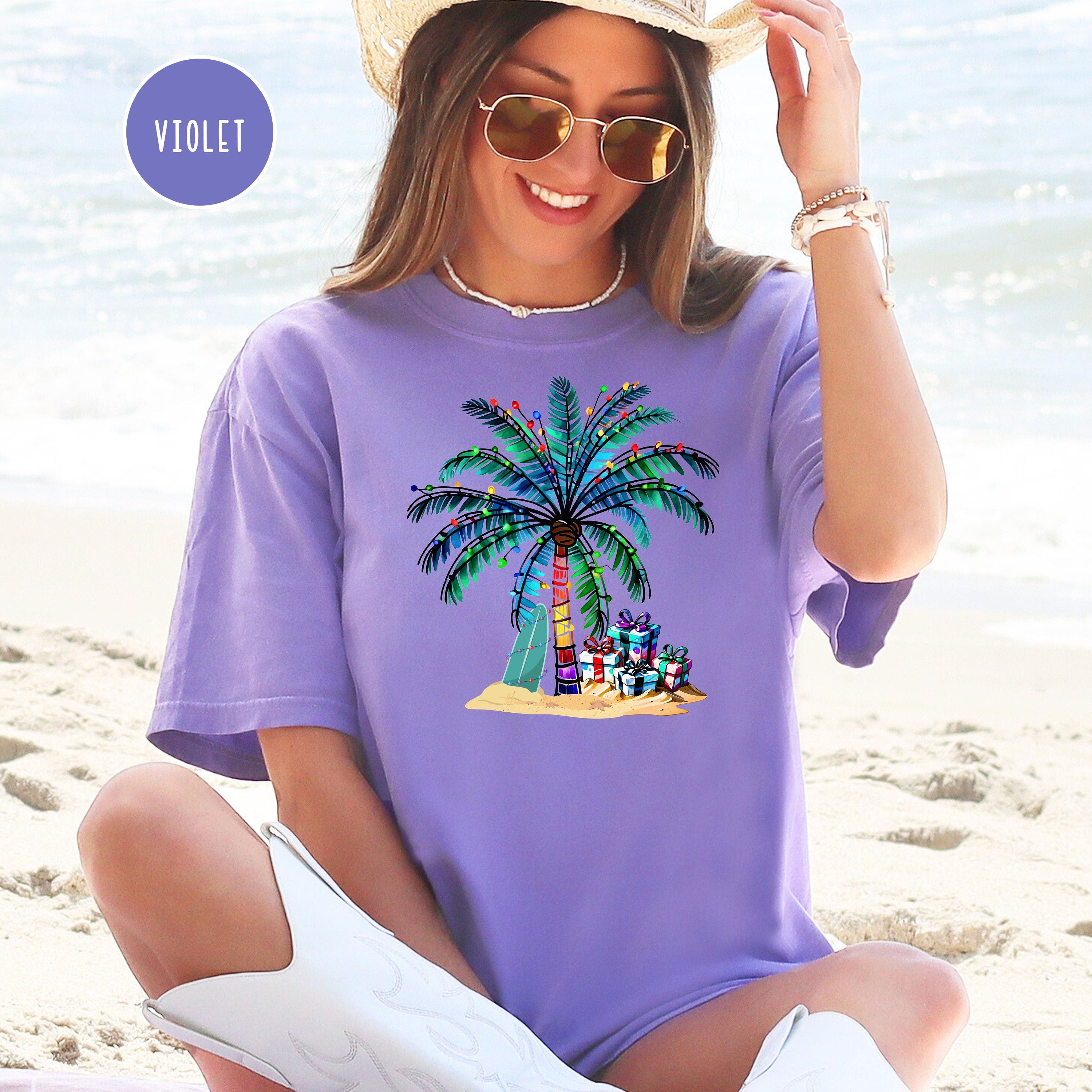 Tropical Christmas Comfort Colors® Tee