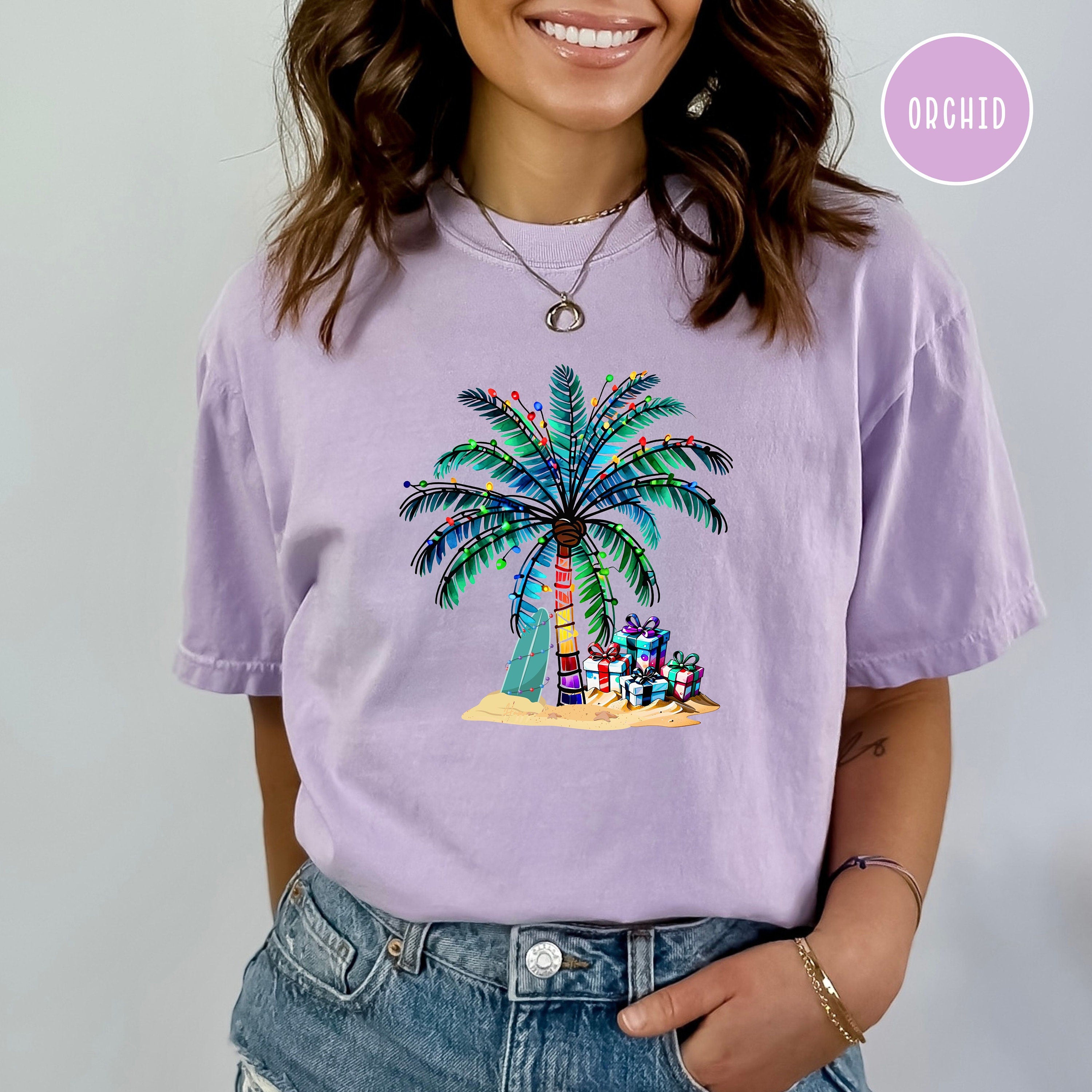 Tropical Christmas Comfort Colors® Tee