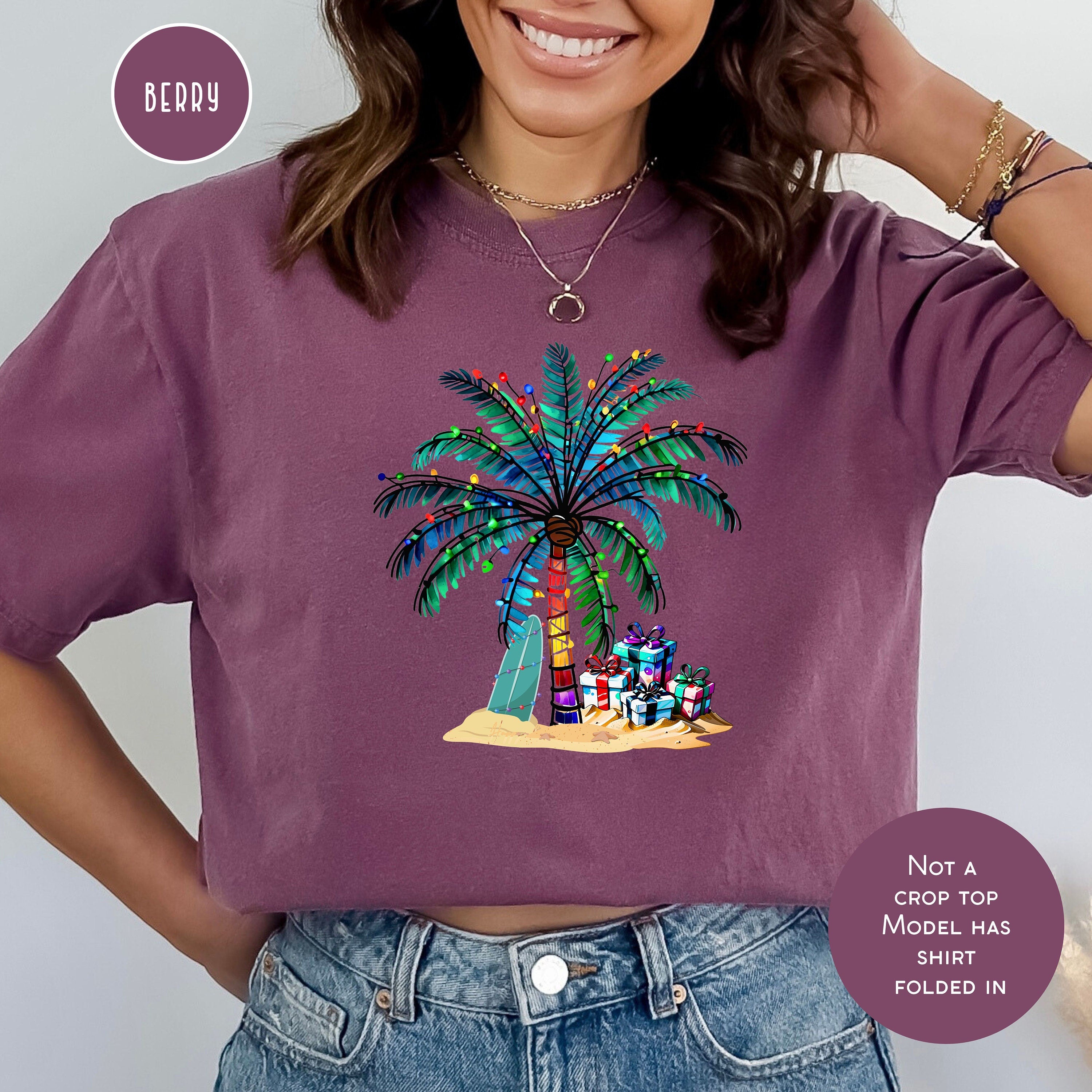 Tropical Christmas Comfort Colors® Tee