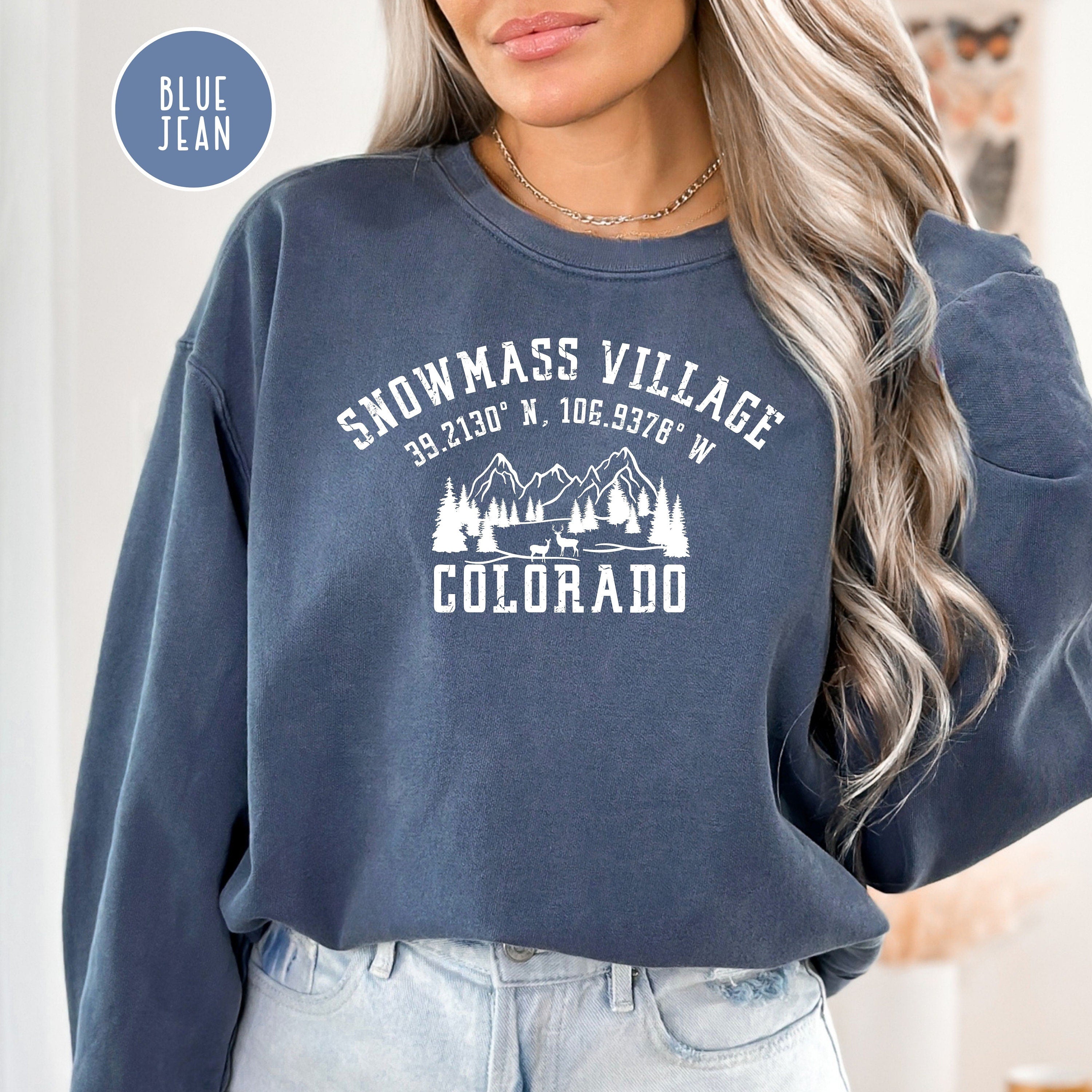 Snowmass Village Colorado Comfort Colors® Sweatshirt