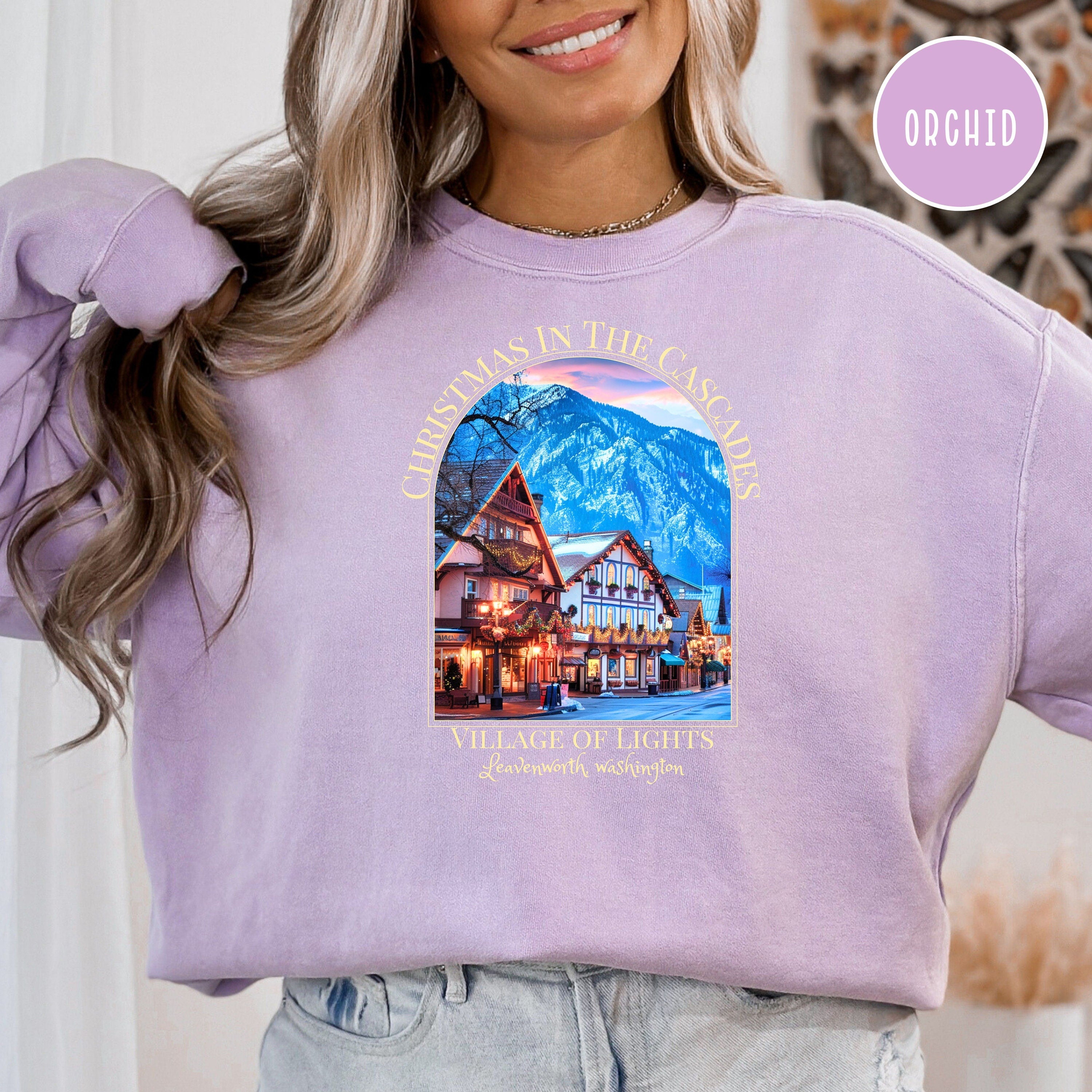 Christmas in the Cascades Village of Lights Comfort Colors® Sweatshirt