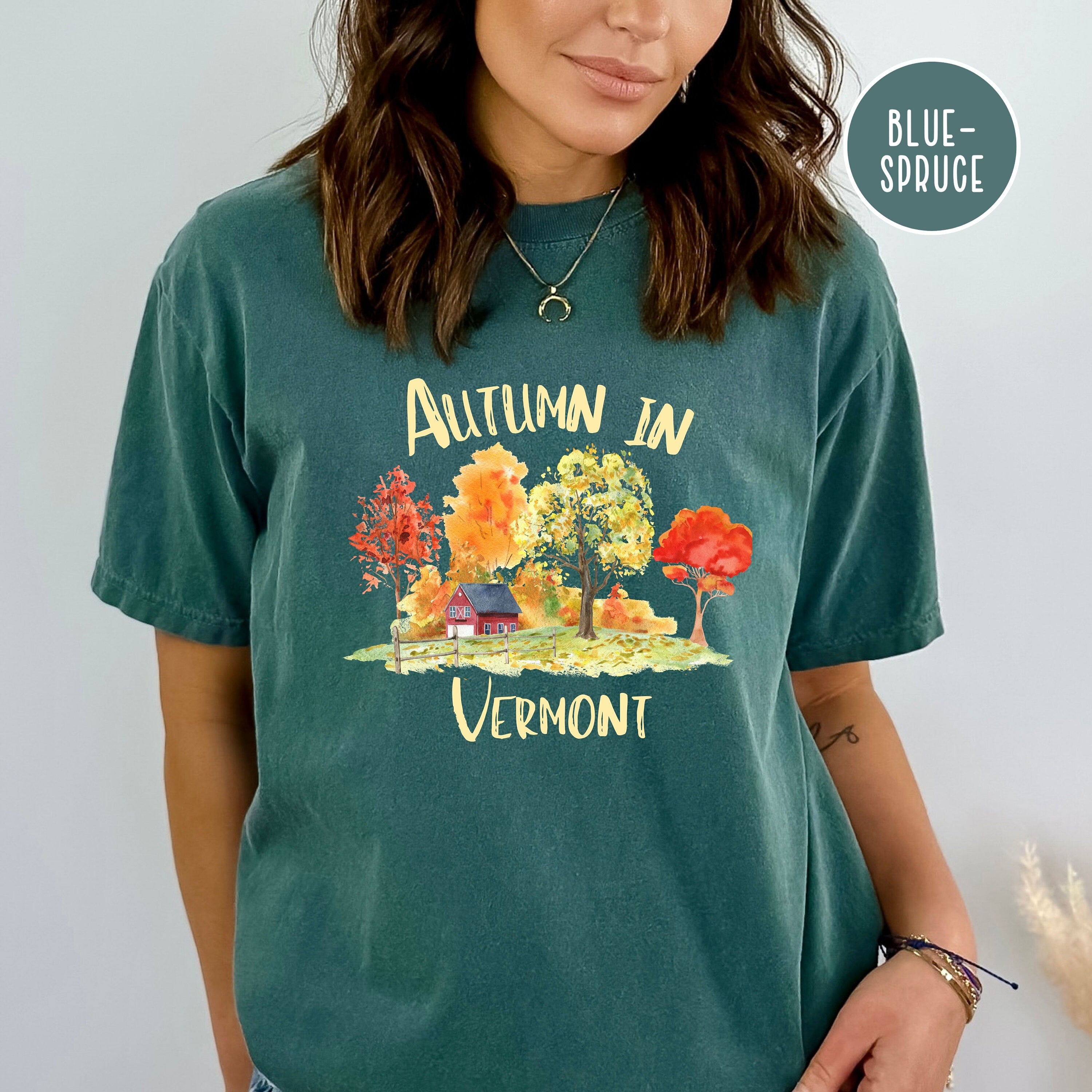 Autumn in Vermont Beautiful Fall Comfort Colors® T-Shirt