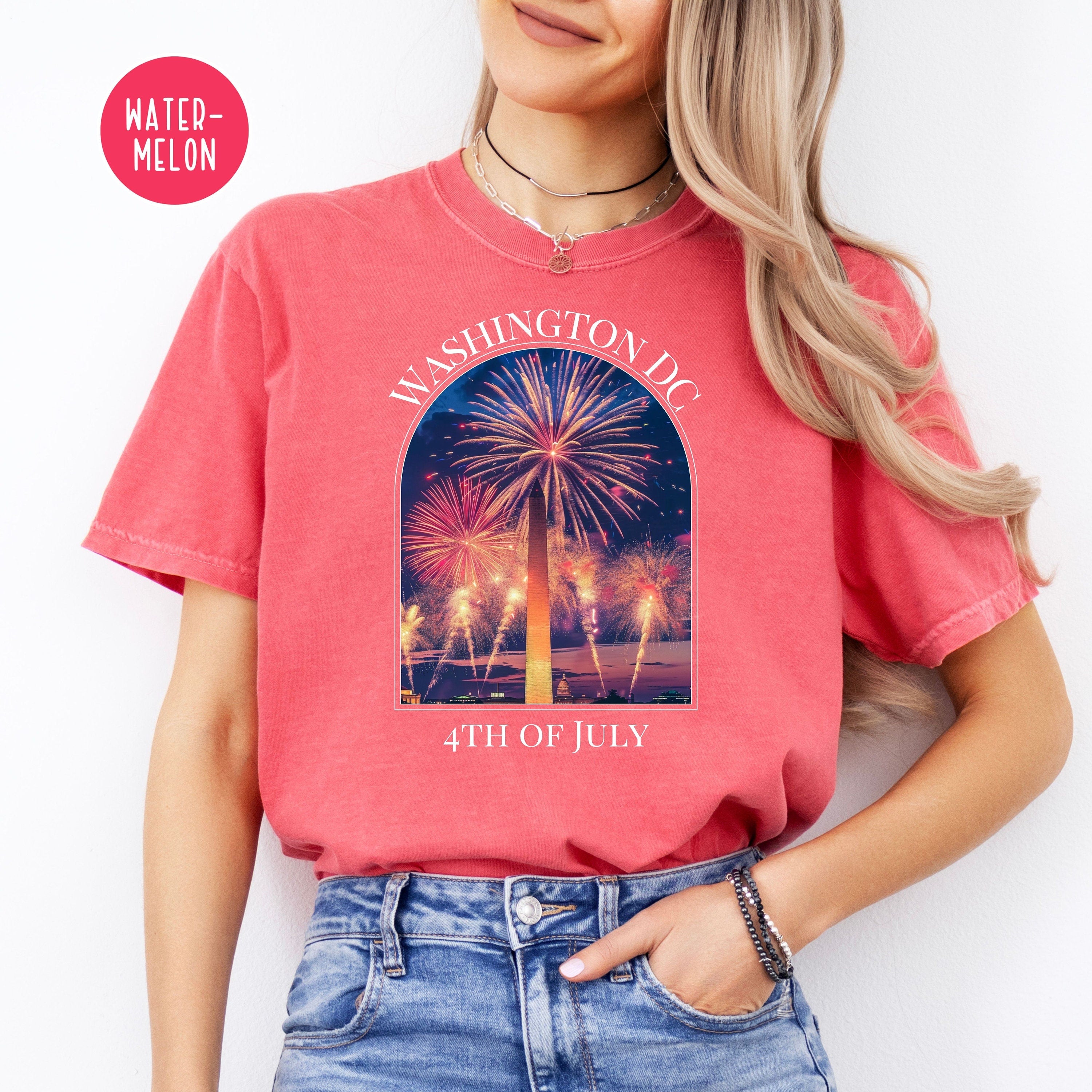 4th of July in Washington DC Comfort Colors® Tee