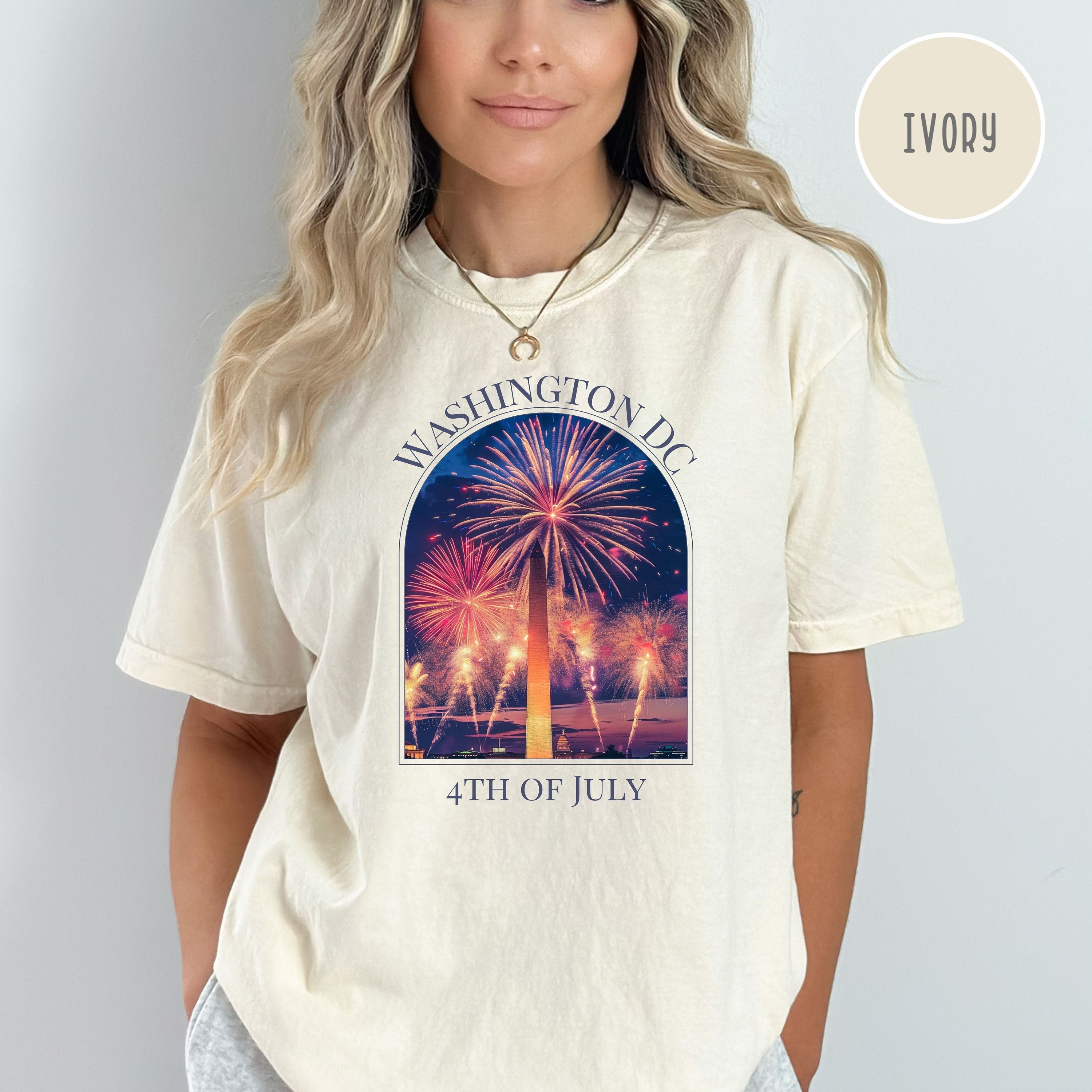 4th of July in Washington DC Comfort Colors® Tee