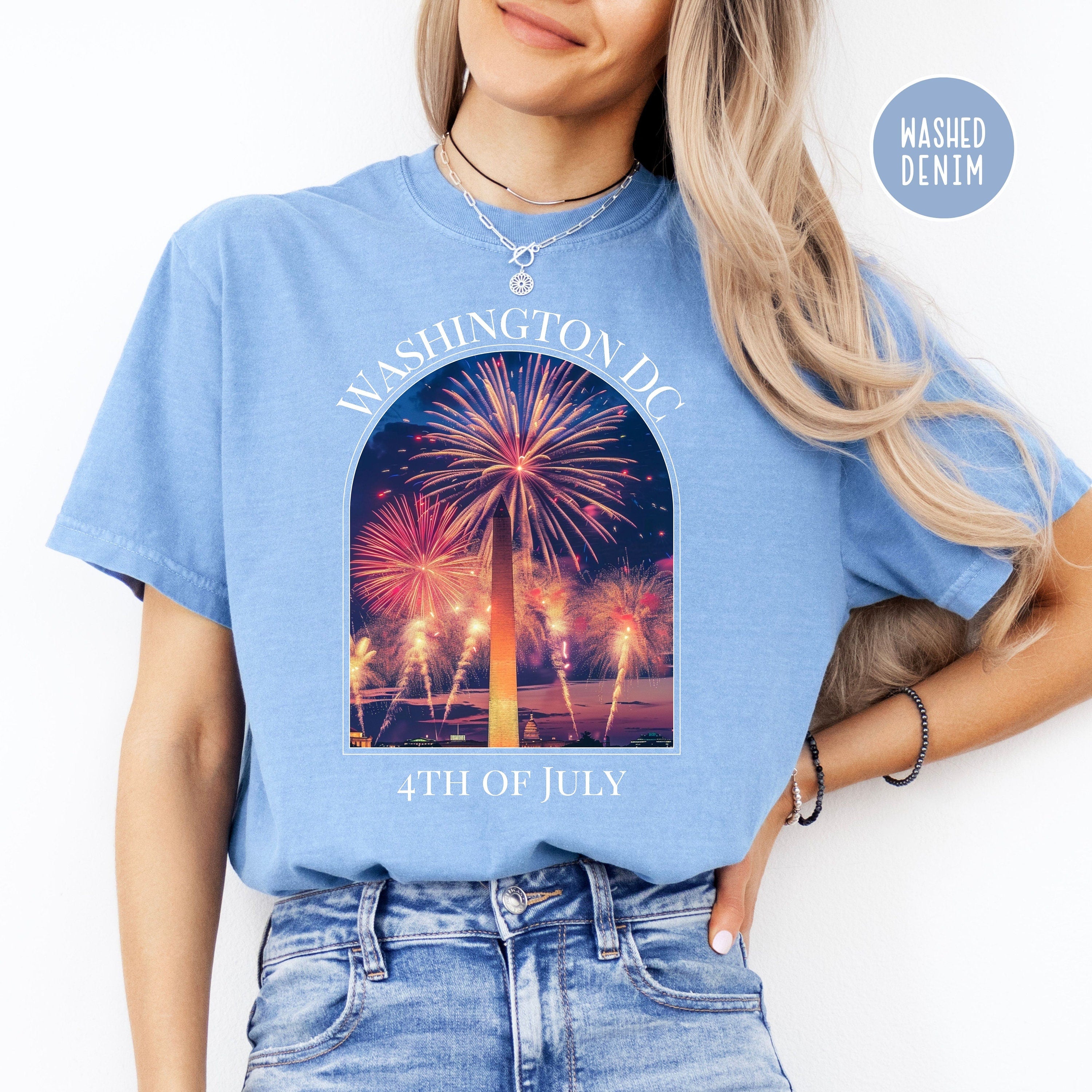 4th of July in Washington DC Comfort Colors® Tee