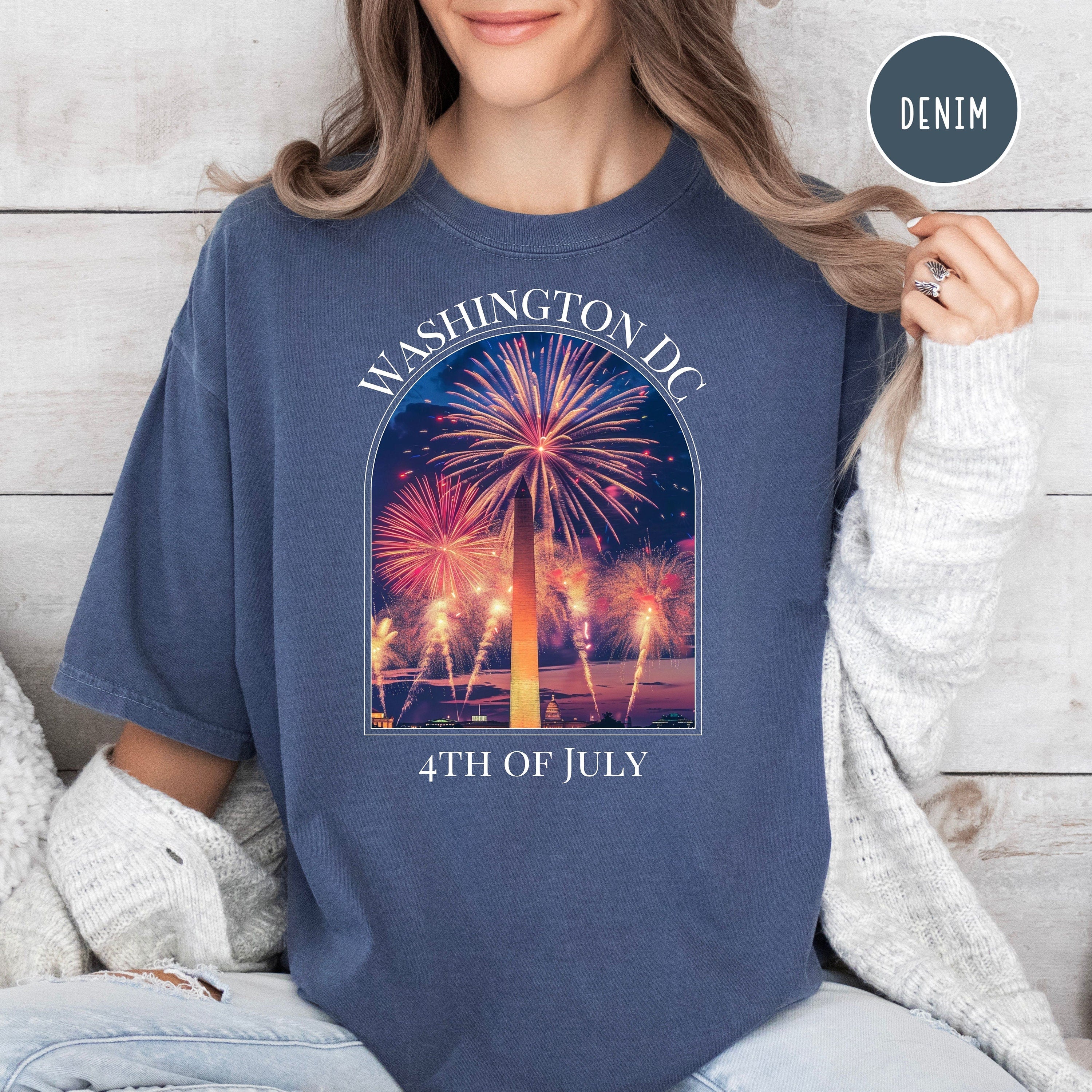 4th of July in Washington DC Comfort Colors® Tee