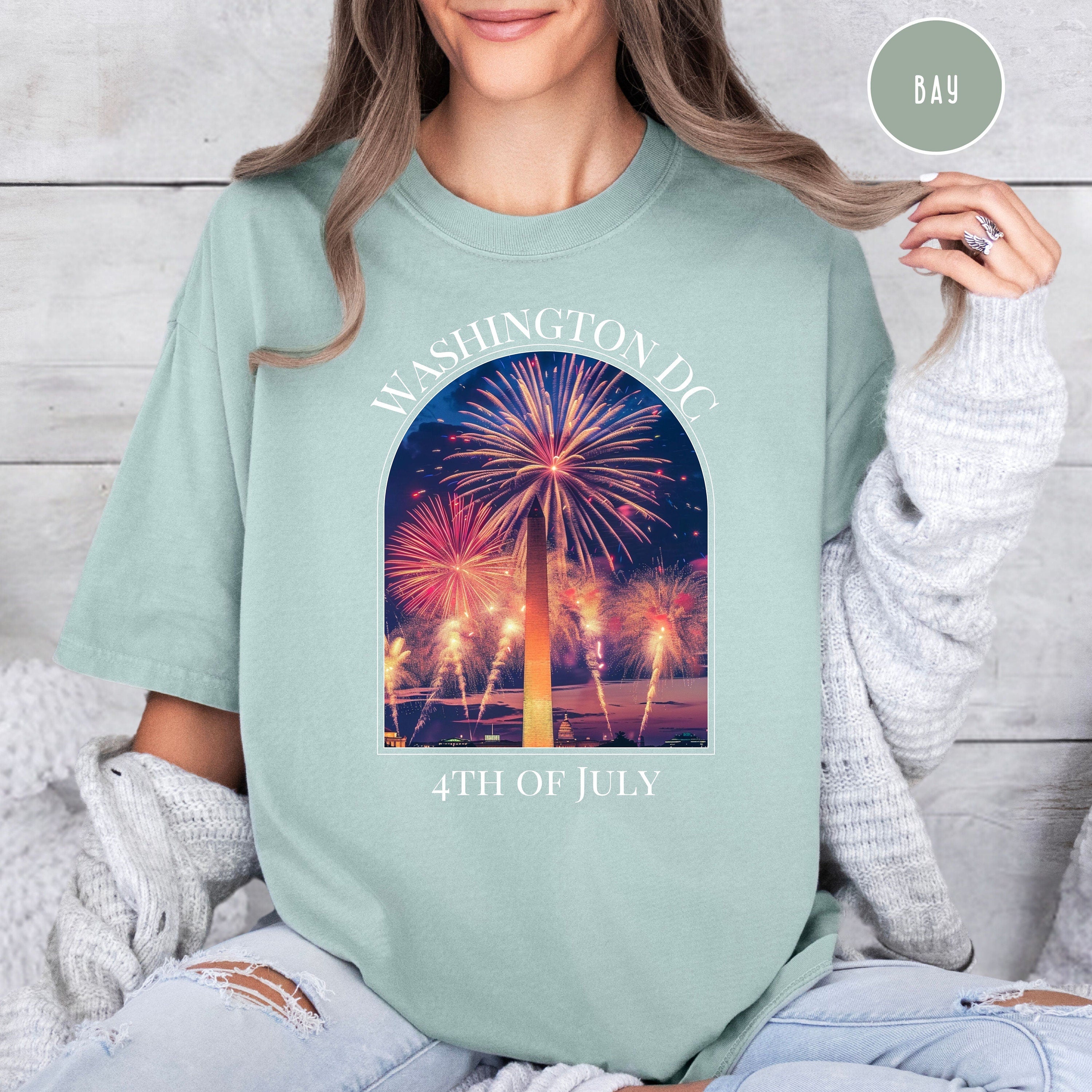 4th of July in Washington DC Comfort Colors® Tee