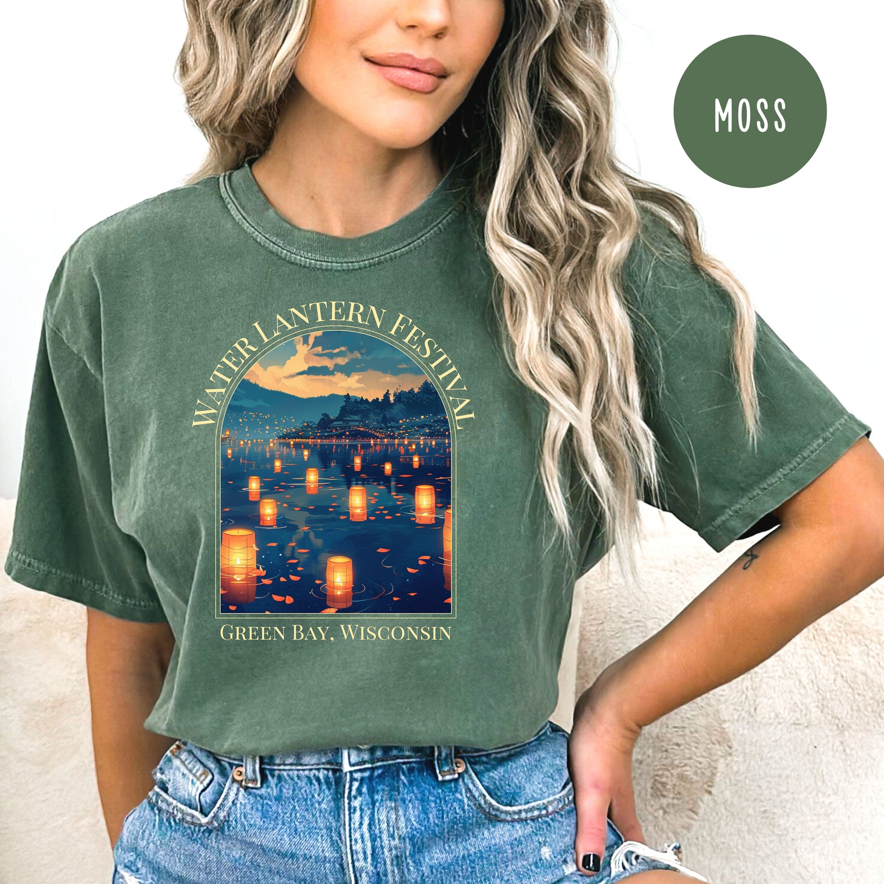 Green Bay Wisconsin Water Lantern Festival Comfort Colors® Tee