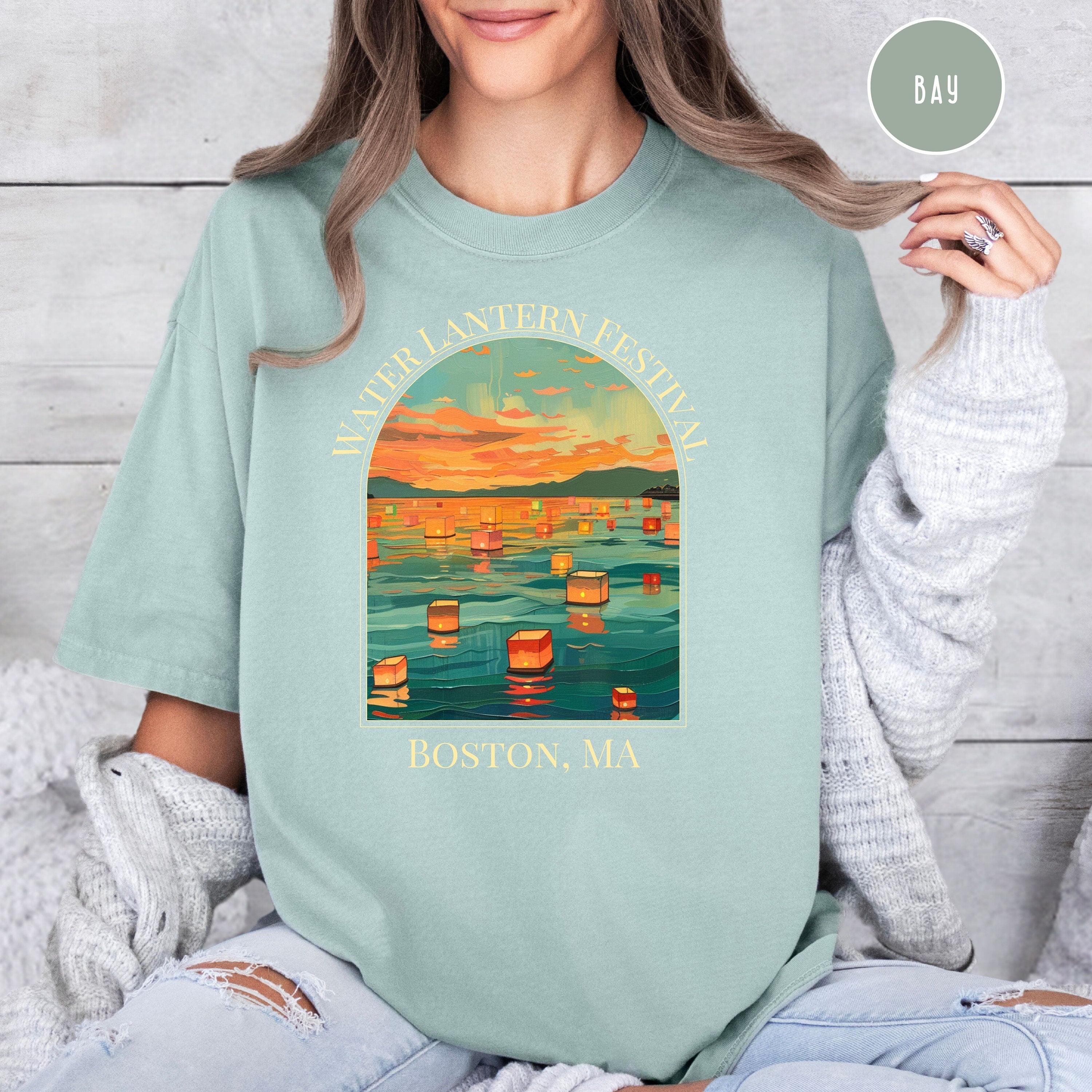 Boston Water Lantern Festival Comfort Colors® T-Shirt