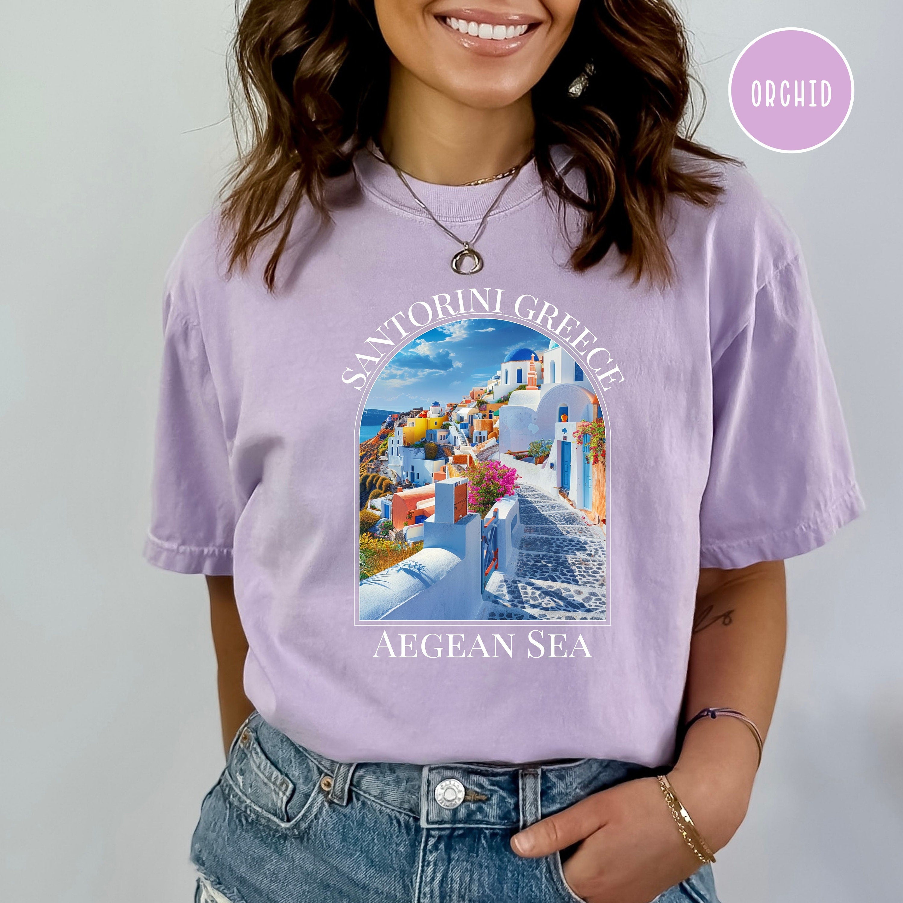 Santorini Greece Comfort Colors® Tee