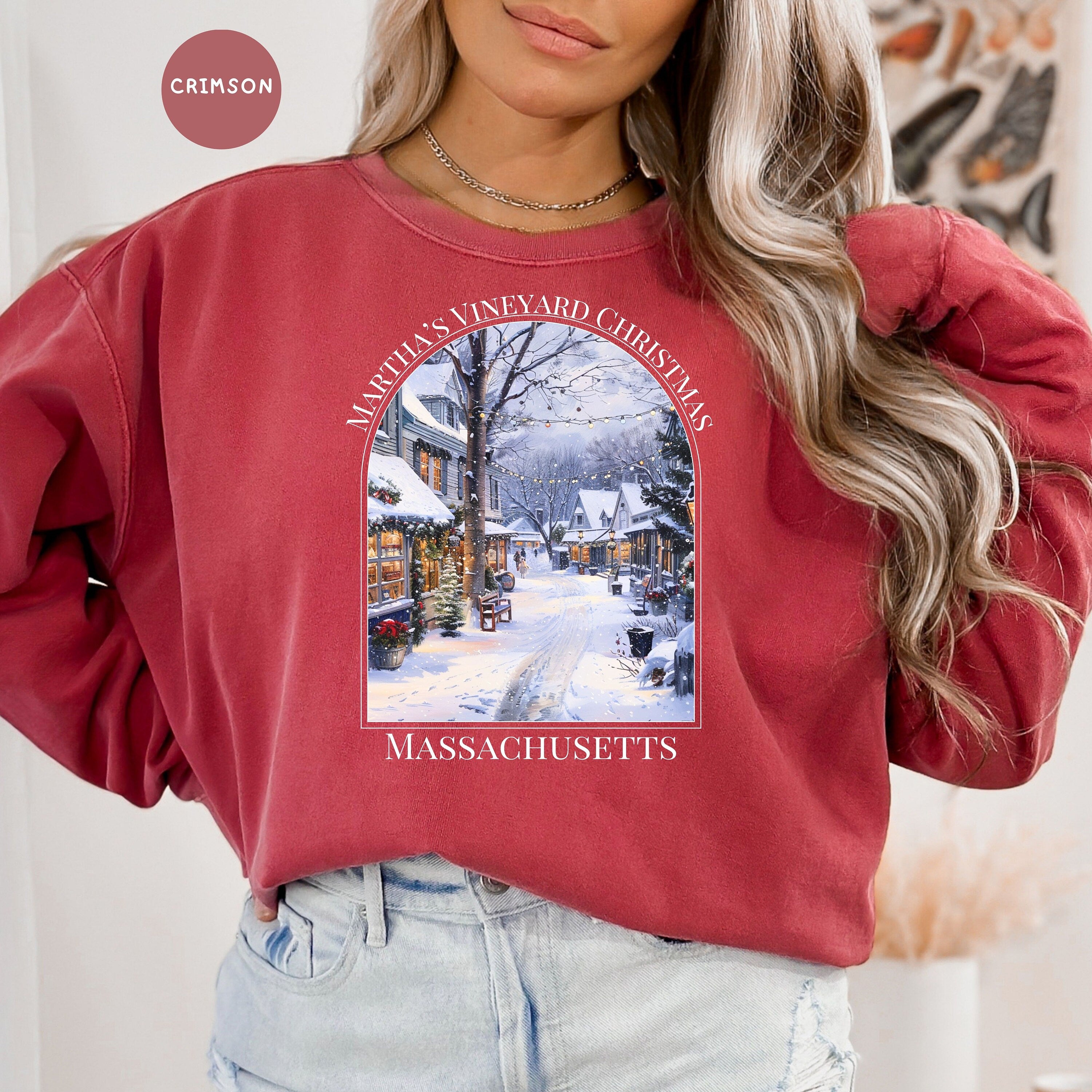 Christmas In Martha's Vineyard Comfort Colors® Sweatshirt