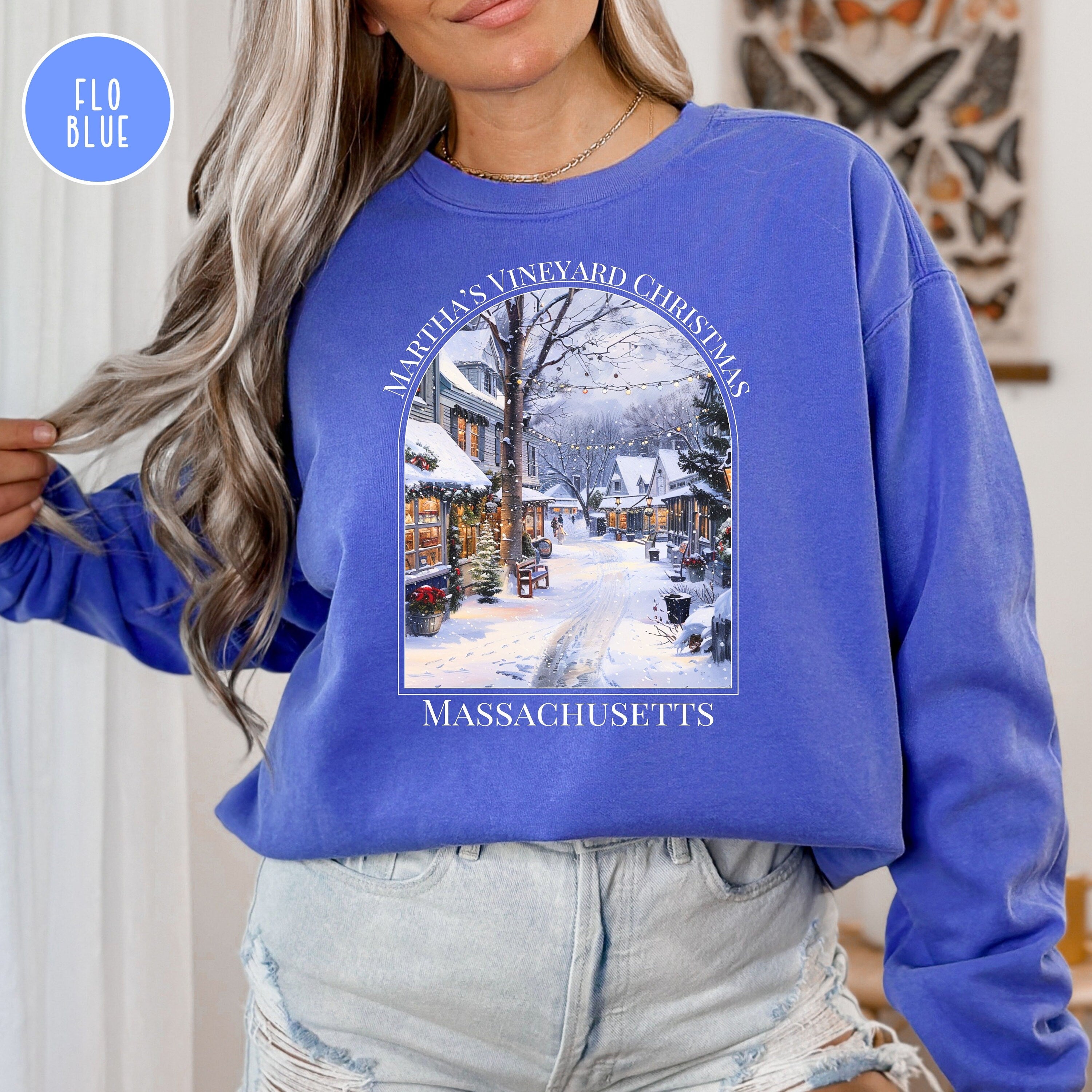 Christmas In Martha's Vineyard Comfort Colors® Sweatshirt