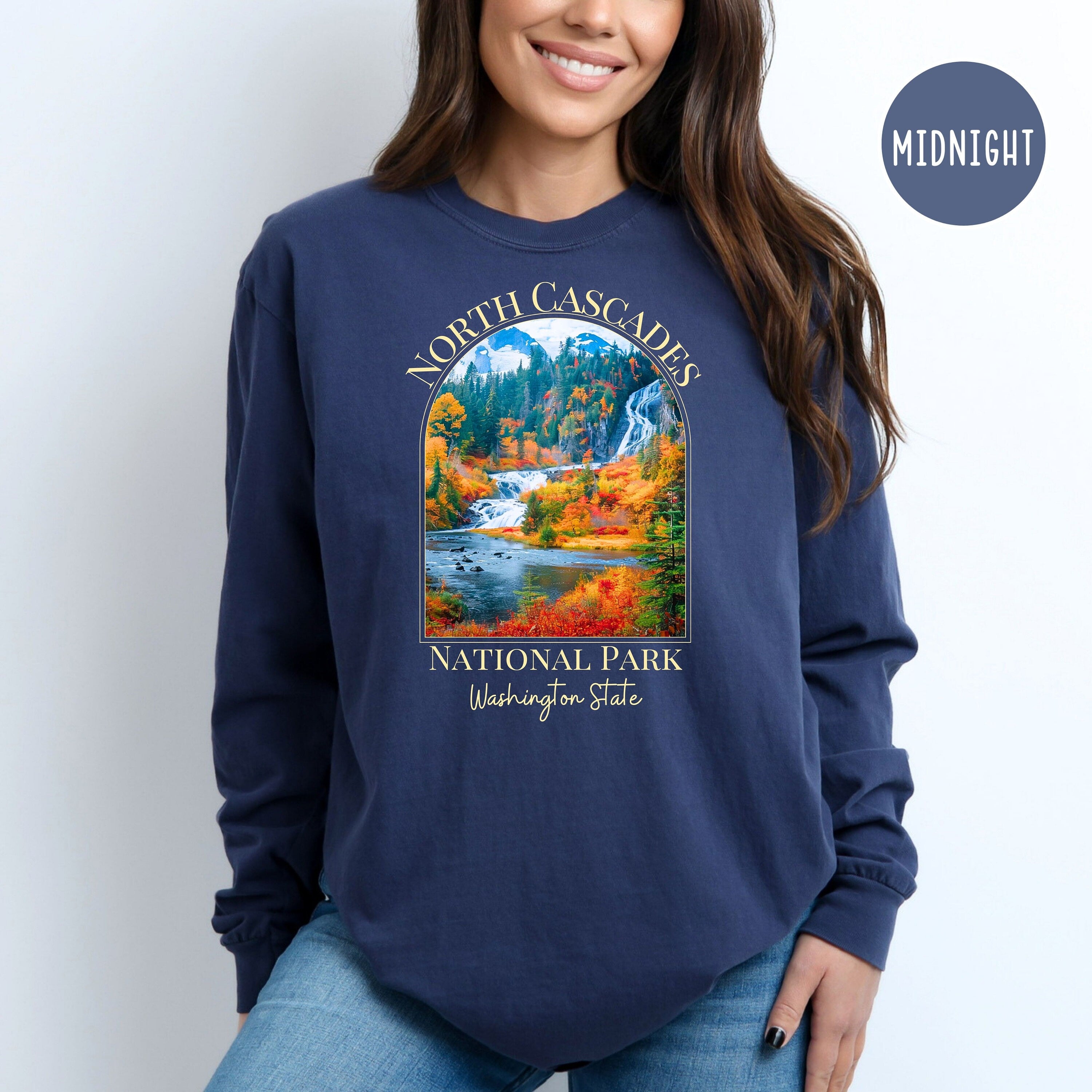 North Cascades National Park Comfort Colors® Long Sleeve Tee