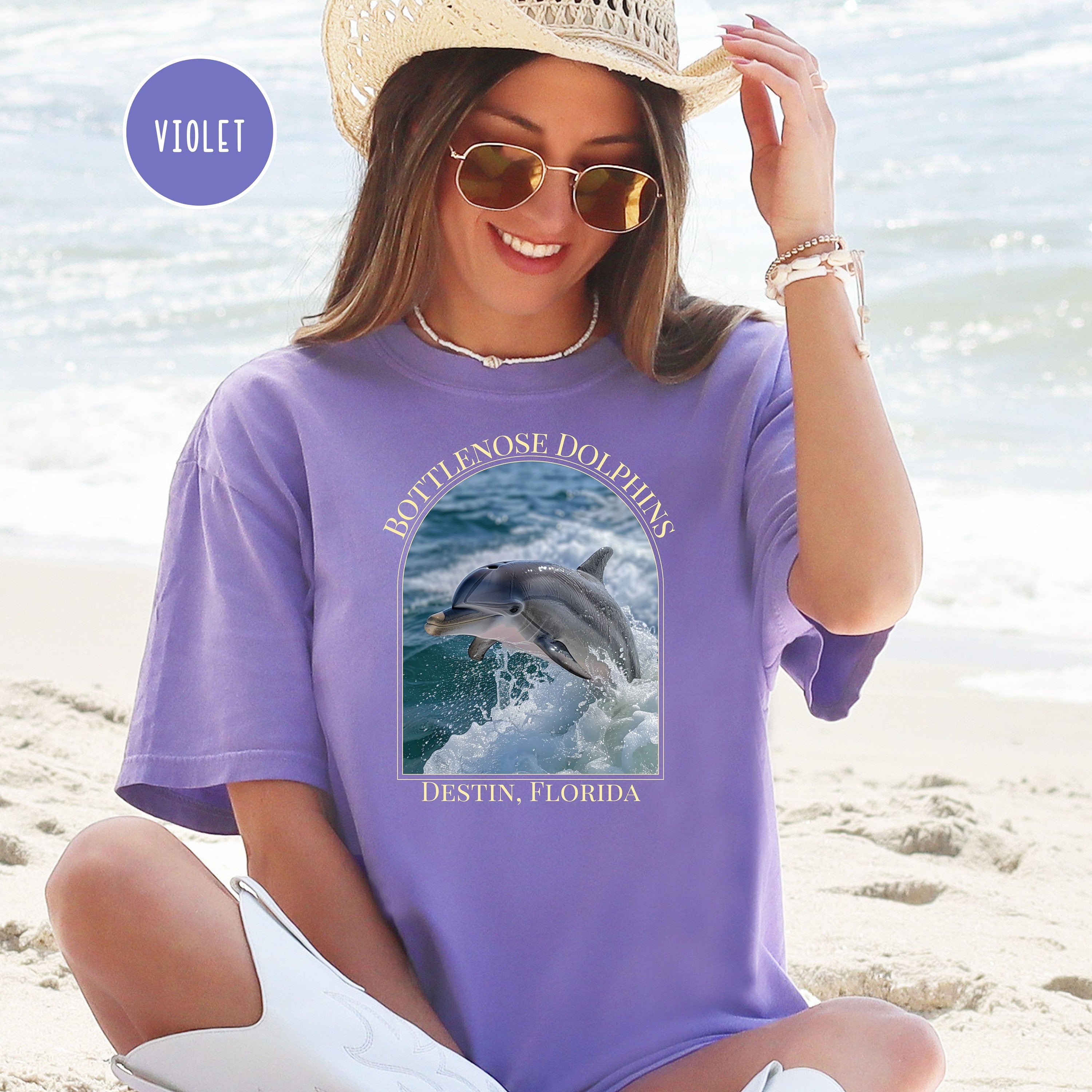 Destin Florida Bottlenose Dolphin Comfort Colors® Tee