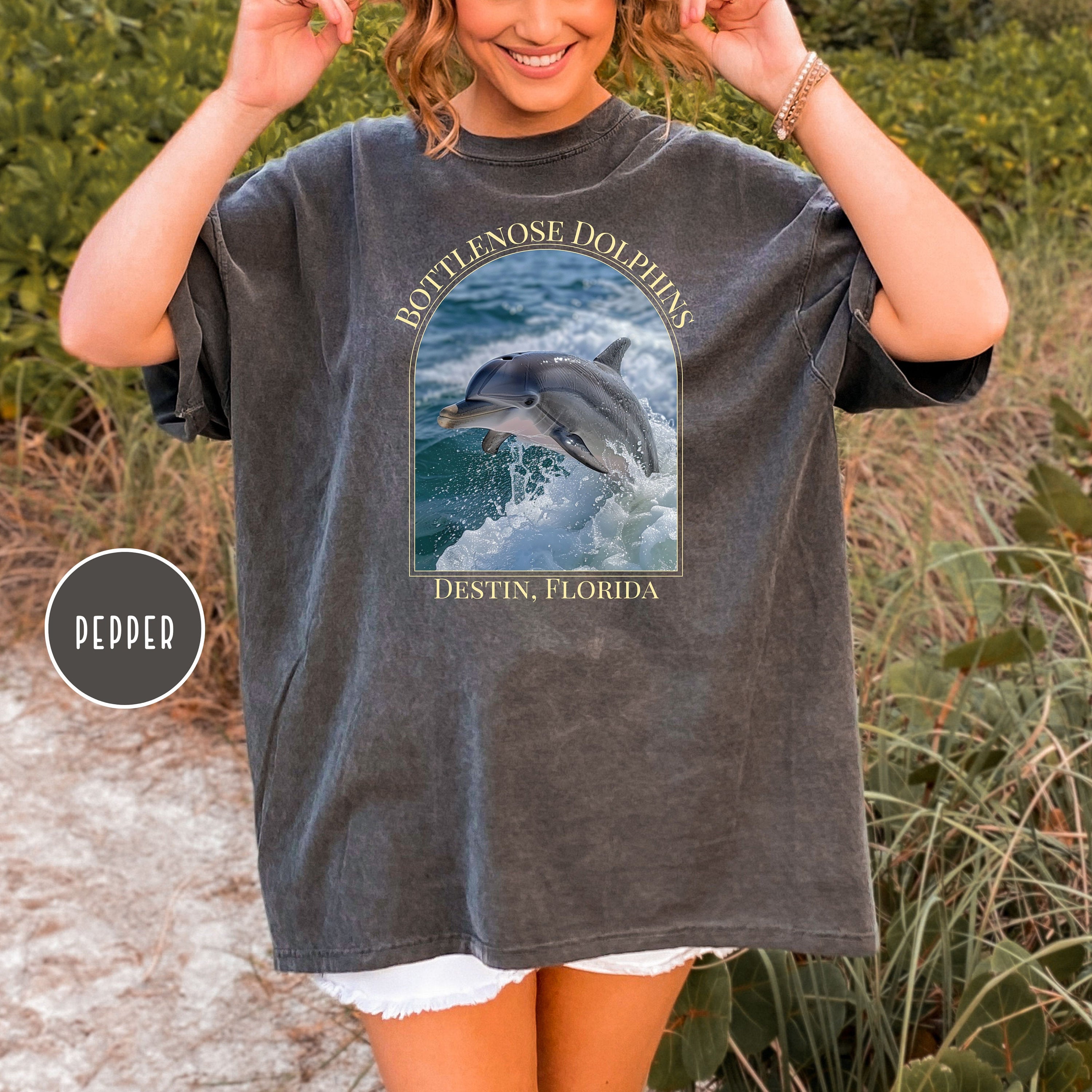 Destin Florida Bottlenose Dolphin Comfort Colors® Tee