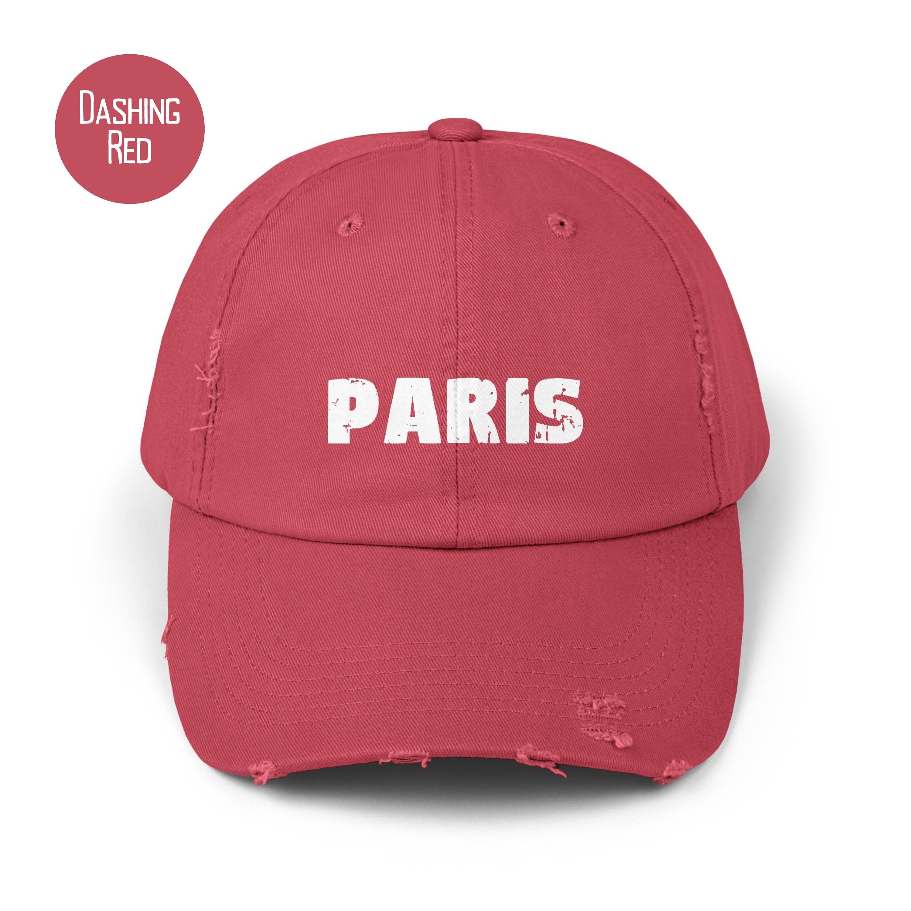 Paris Grunge Style Baseball Cap