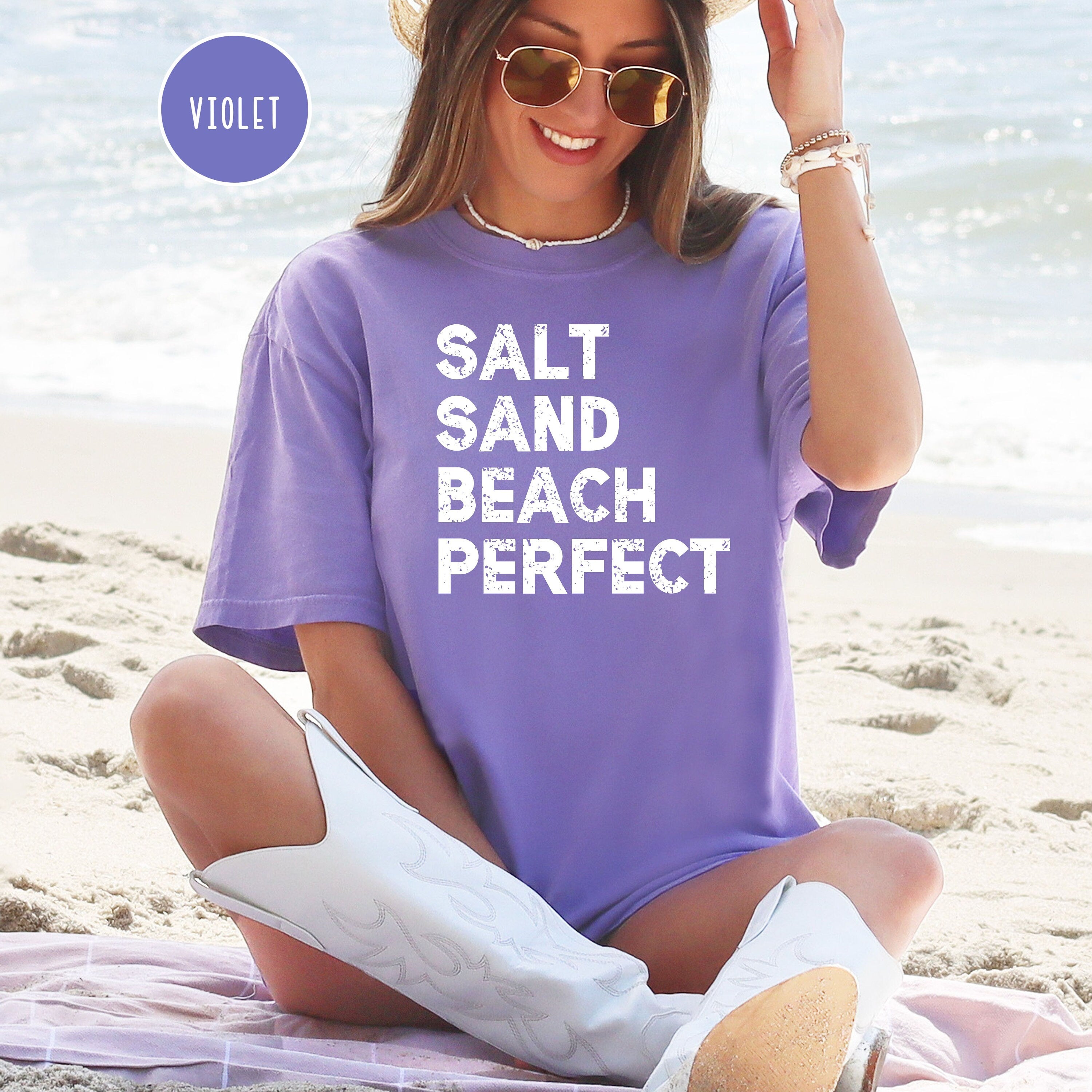 Salt Sand Beach Perfect Comfort Colors® Tee