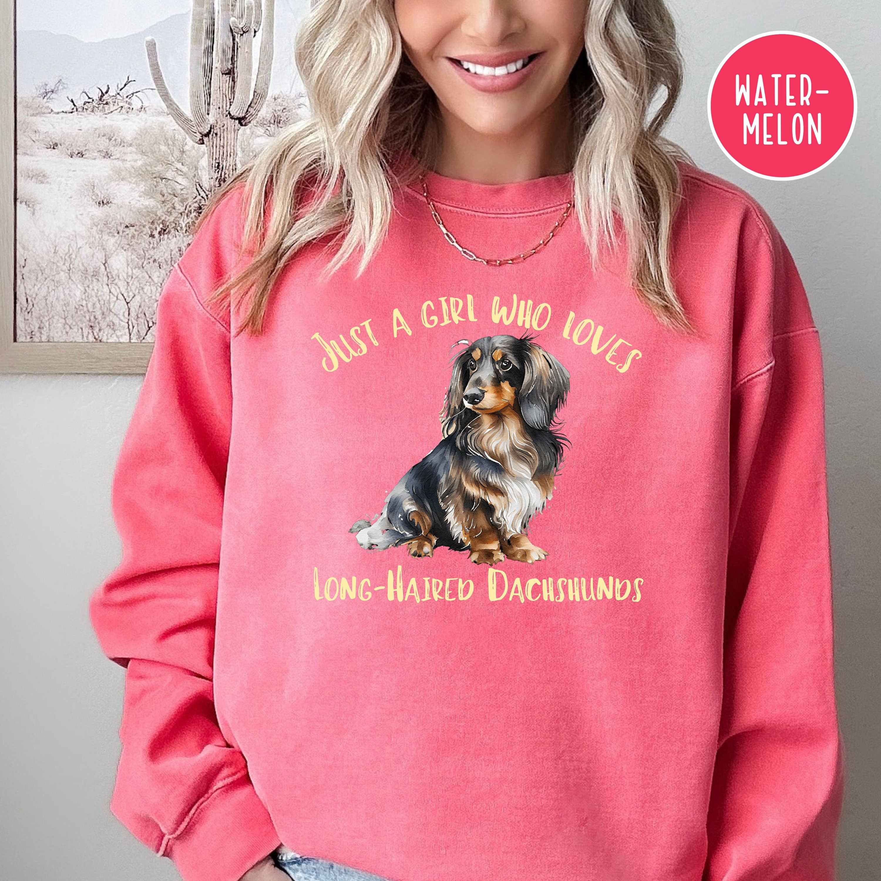 Long-Haired Dachshund Mom Comfort Colors® Sweatshirt