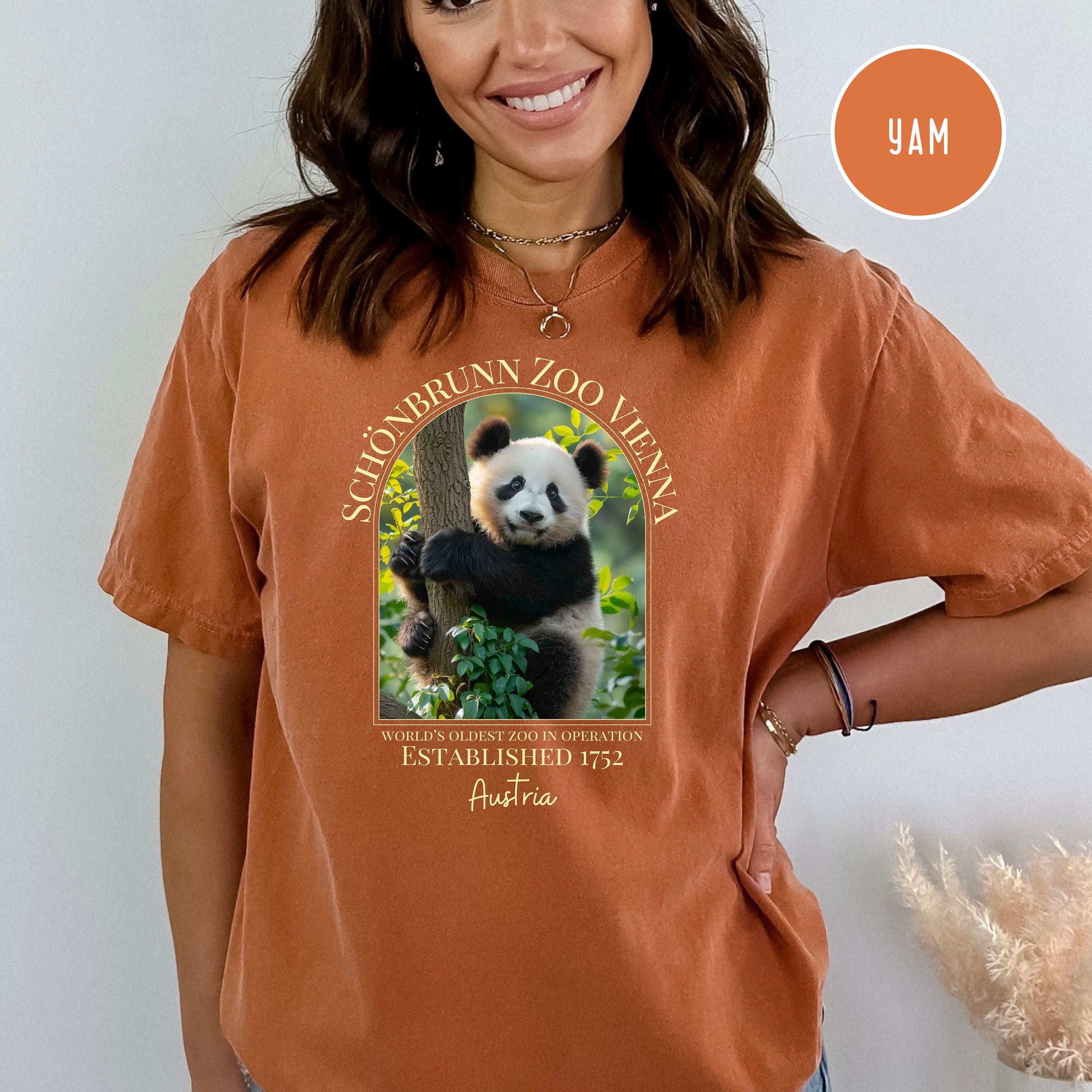 Vienna Zoo Panda Exhibit Comfort Colors T-Shirt