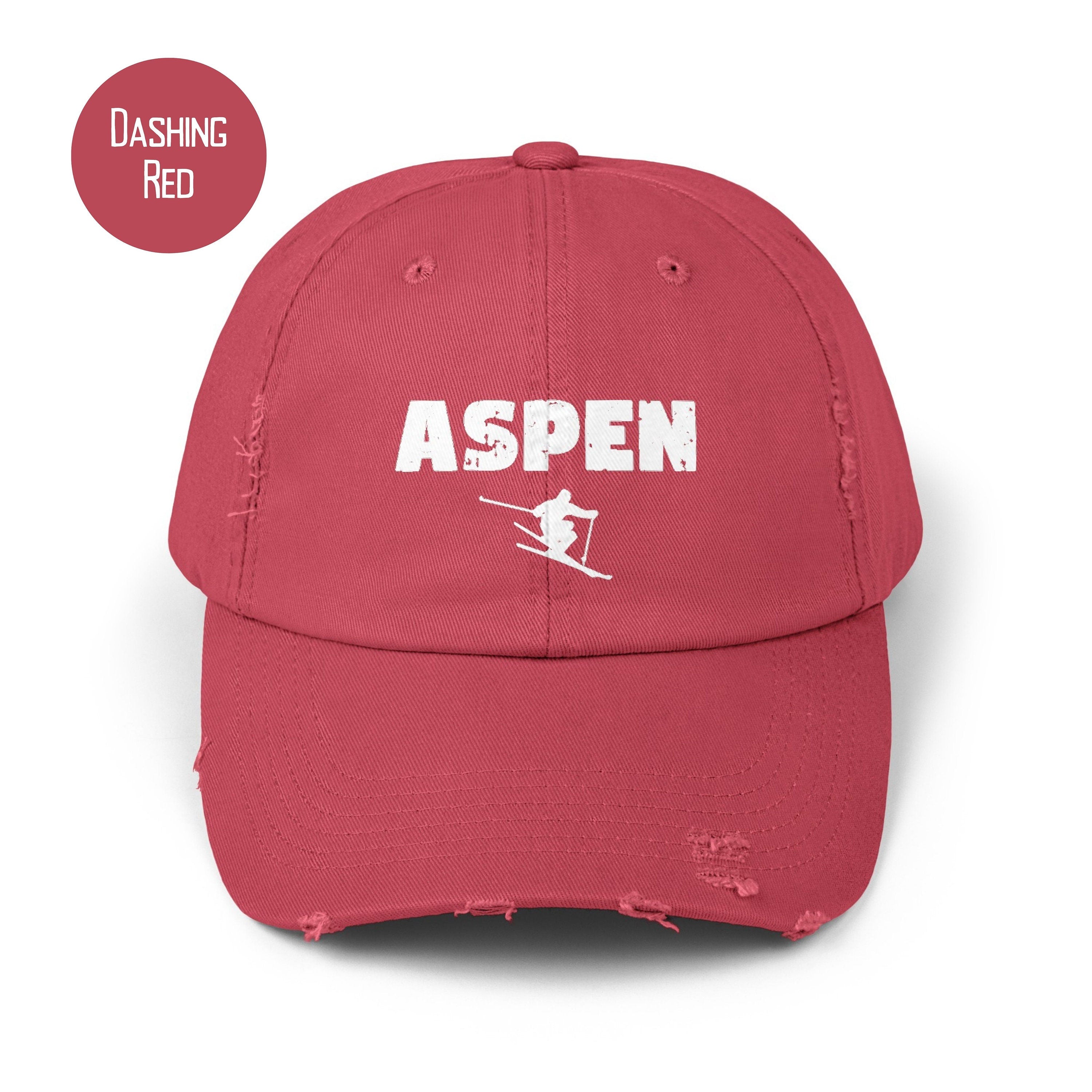 Aspen Colorado Grunge Baseball Cap