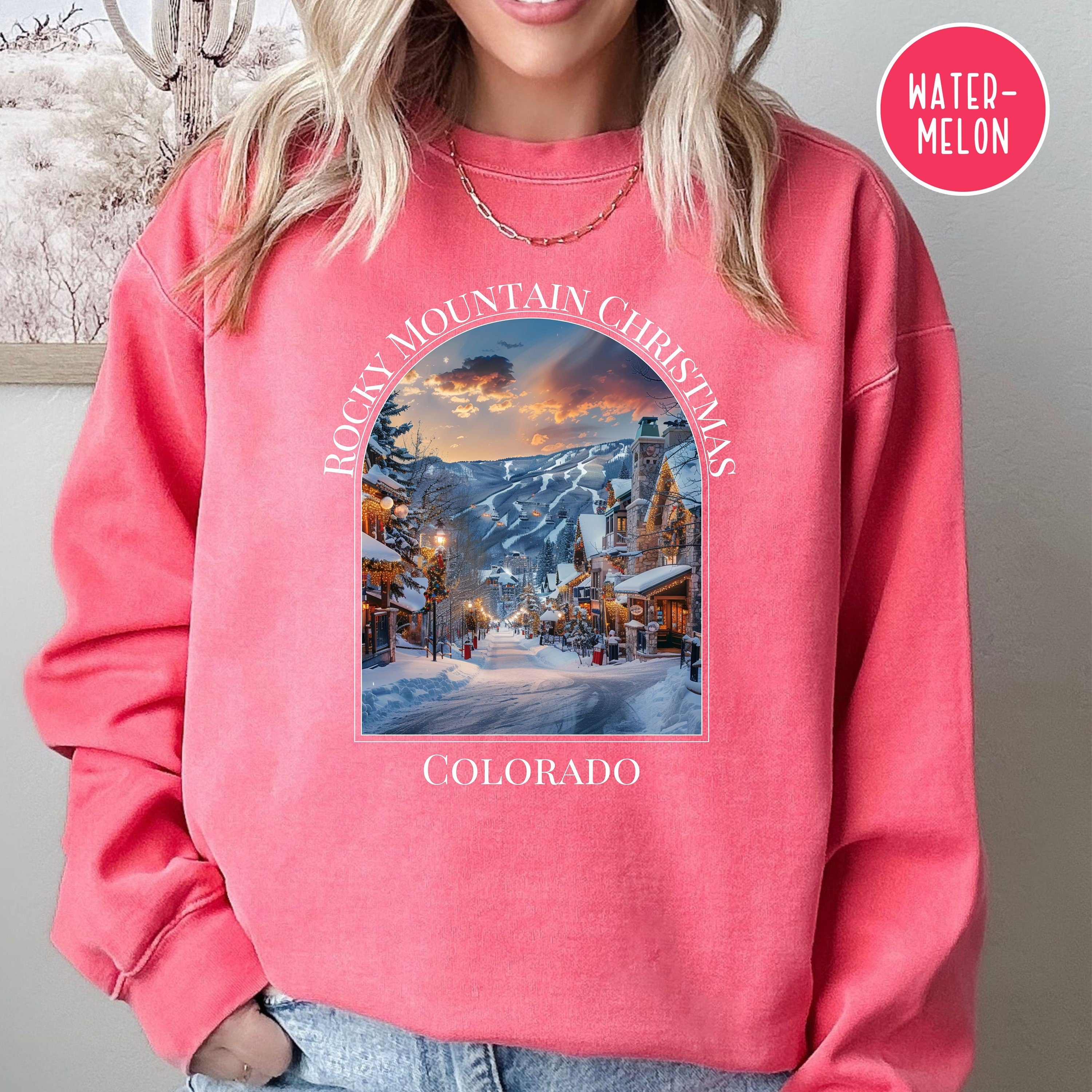 Rocky Mountain Christmas Comfort Colors® Sweatshirt