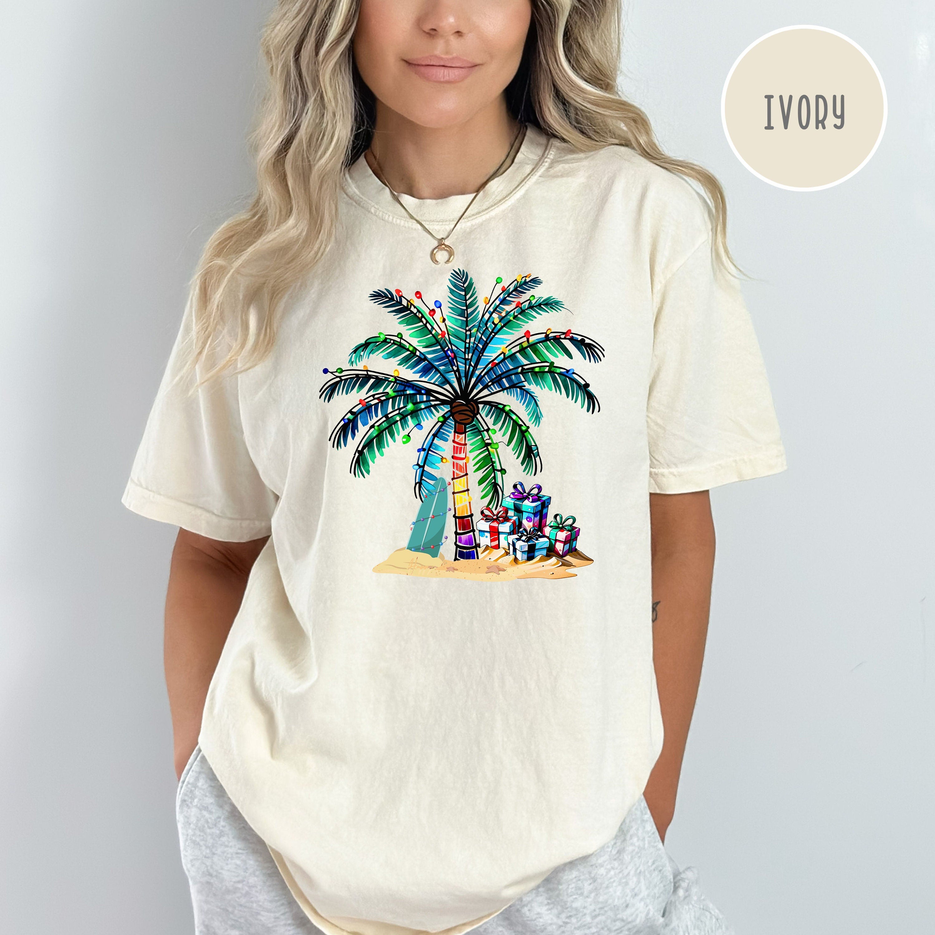 Tropical Christmas Comfort Colors® Tee